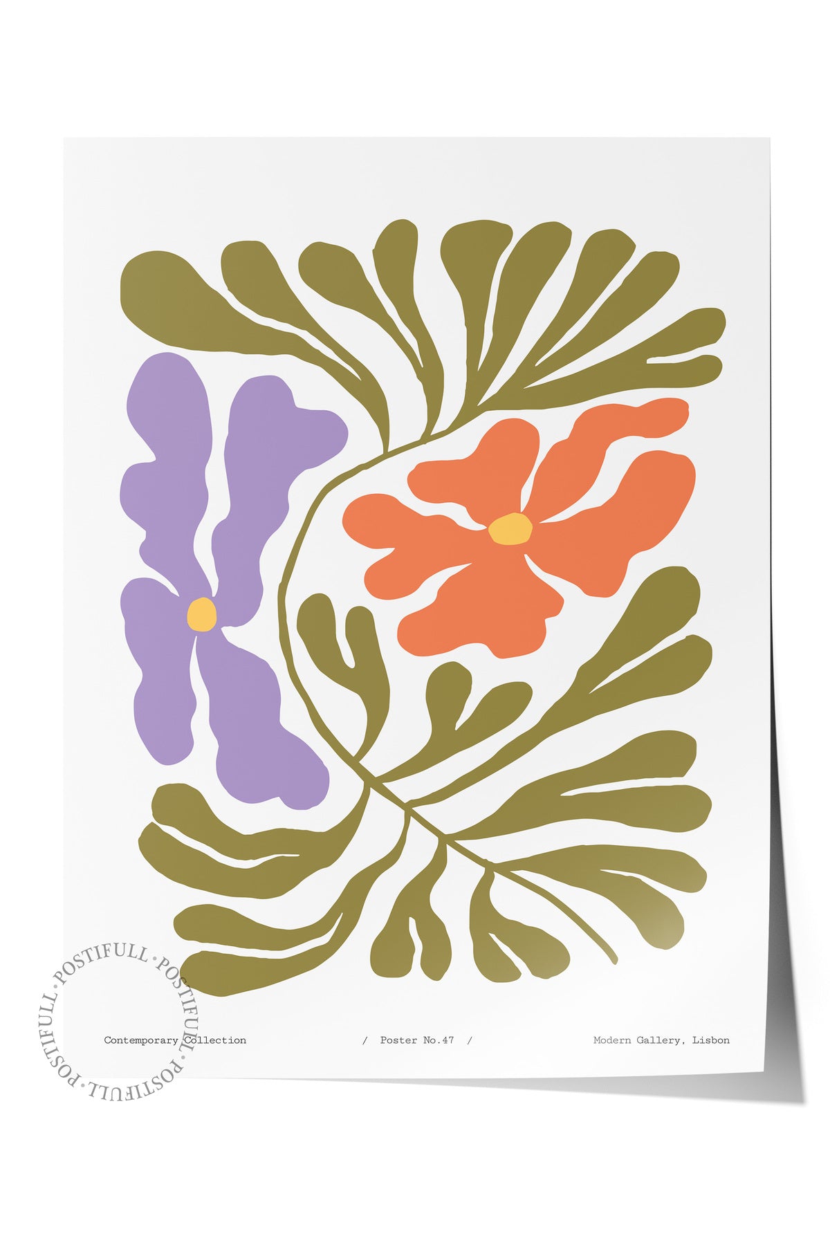 Soft Bohem Duvar Posteri, İskandinav Temalı Çerçevesiz Poster - Yatak Odası, Salon Duvar Dekoru