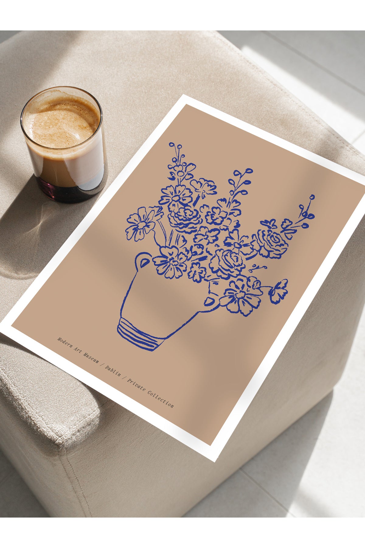 Soft Bohem Duvar Posteri, İskandinav Temalı Çerçevesiz Poster - Yatak Odası, Salon Duvar Dekoru