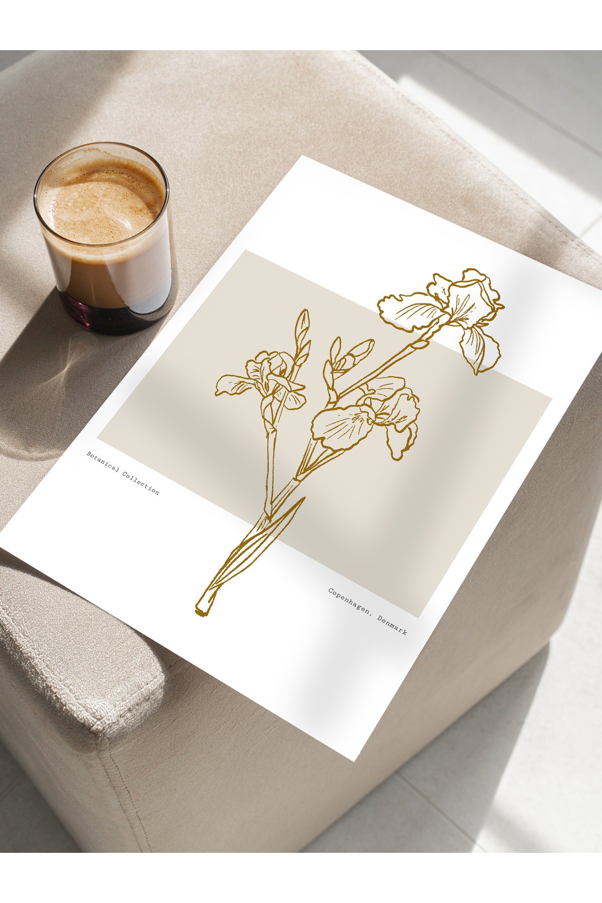 Soft Bohem Duvar Posteri, İskandinav Temalı Çerçevesiz Poster - Yatak Odası, Salon Duvar Dekoru