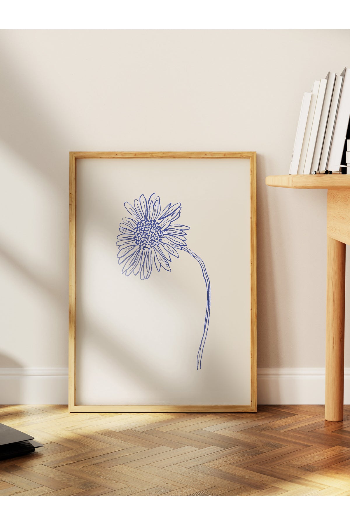 Soft Bohem Duvar Posteri, İskandinav Temalı Çerçevesiz Poster - Yatak Odası, Salon Duvar Dekoru