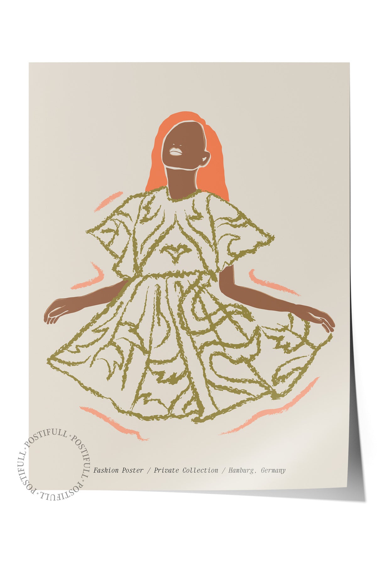 Soft Bohem Duvar Posteri, İskandinav Temalı Çerçevesiz Poster - Yatak Odası, Salon Duvar Dekoru