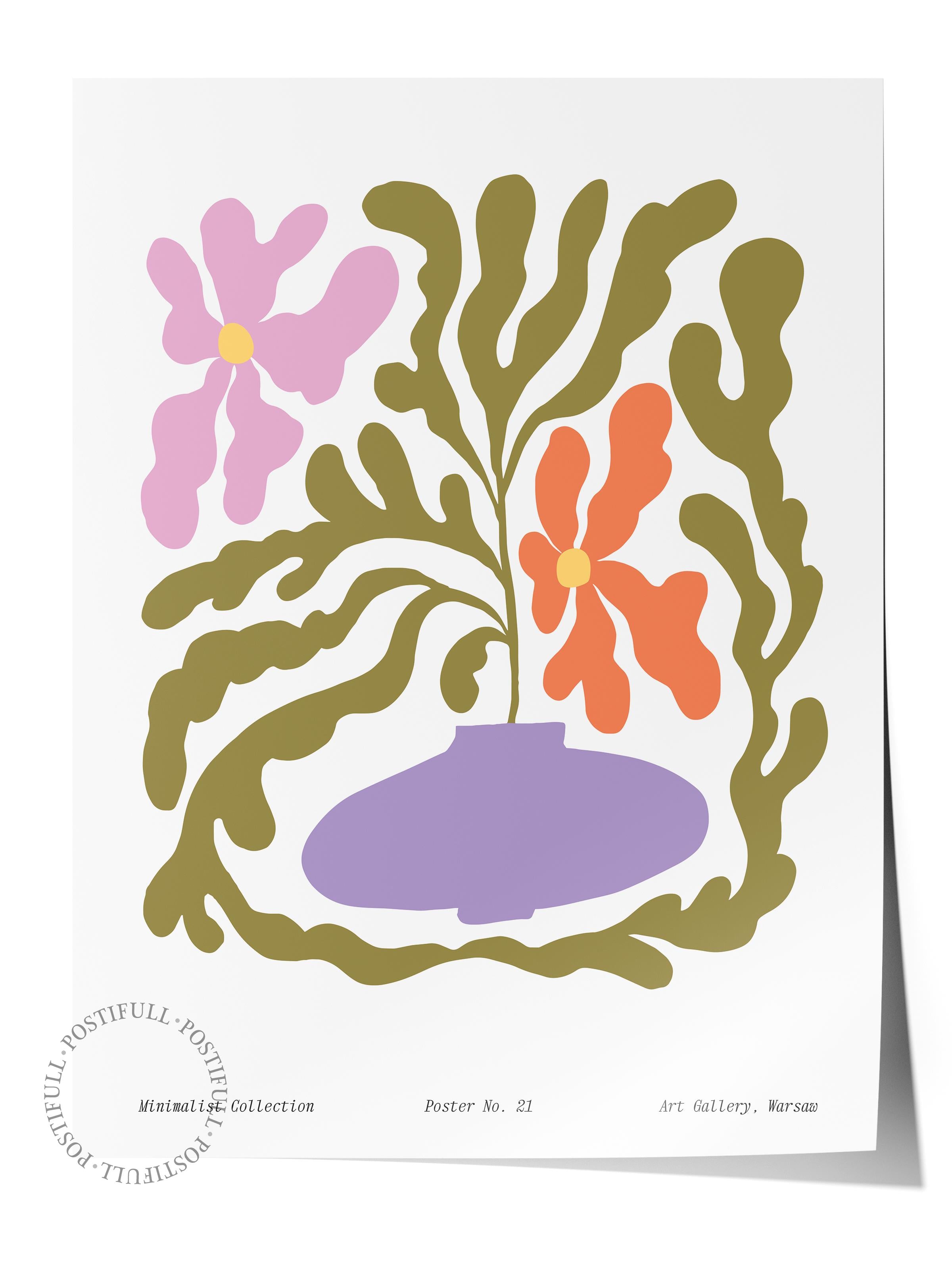 Soft Bohem Duvar Posteri, İskandinav Temalı Çerçevesiz Poster - Yatak Odası, Salon Duvar Dekoru