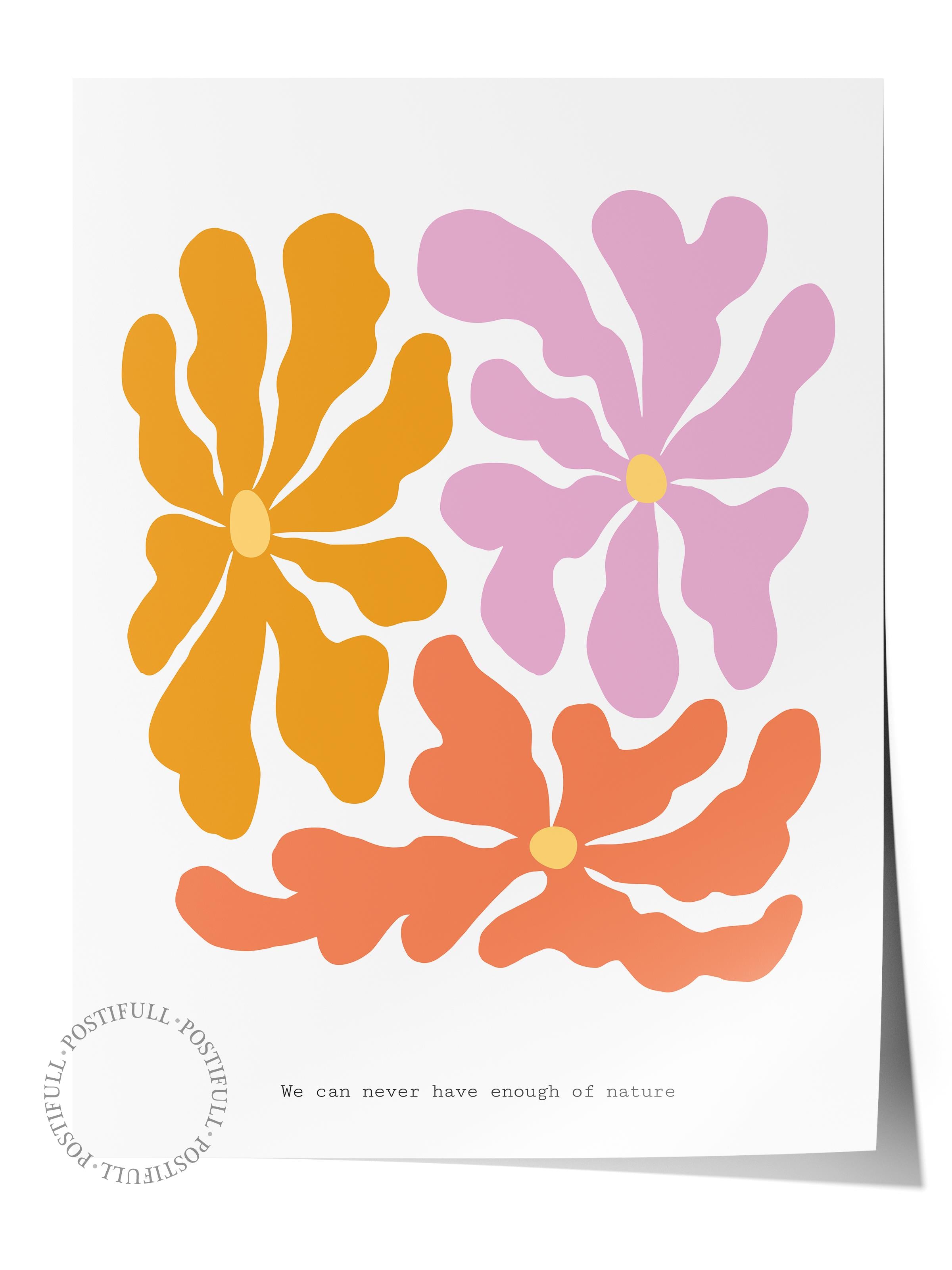 Soft Bohem Duvar Posteri, İskandinav Temalı Çerçevesiz Poster - Yatak Odası, Salon Duvar Dekoru