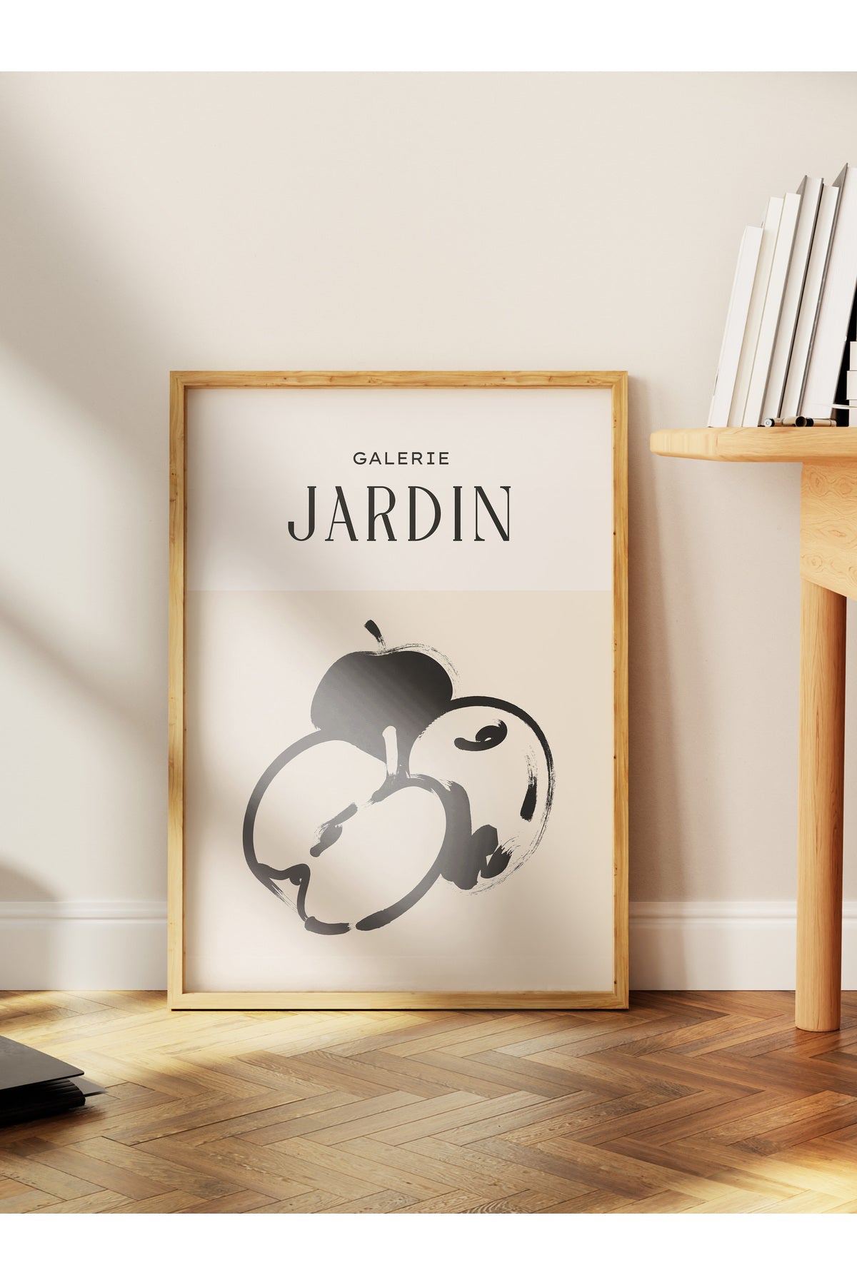 Soft Boho Çerçevesiz Duvar Posteri, İskandinav Temalı Poster - Salon, Mutfak ve Yatak Odası Dekoru