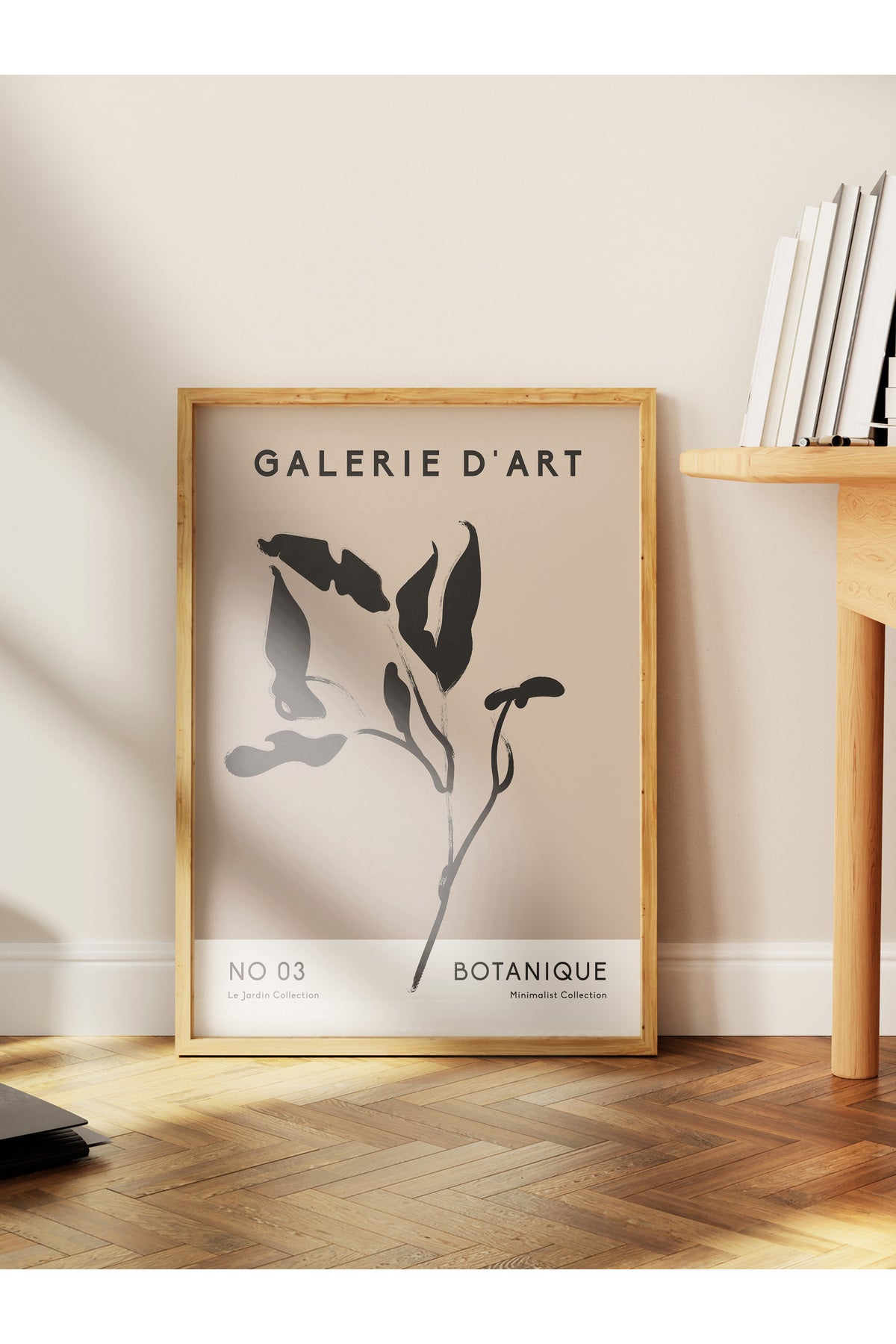 Soft Boho Çerçevesiz Duvar Posteri, İskandinav Temalı Poster - Salon, Mutfak ve Yatak Odası Dekoru