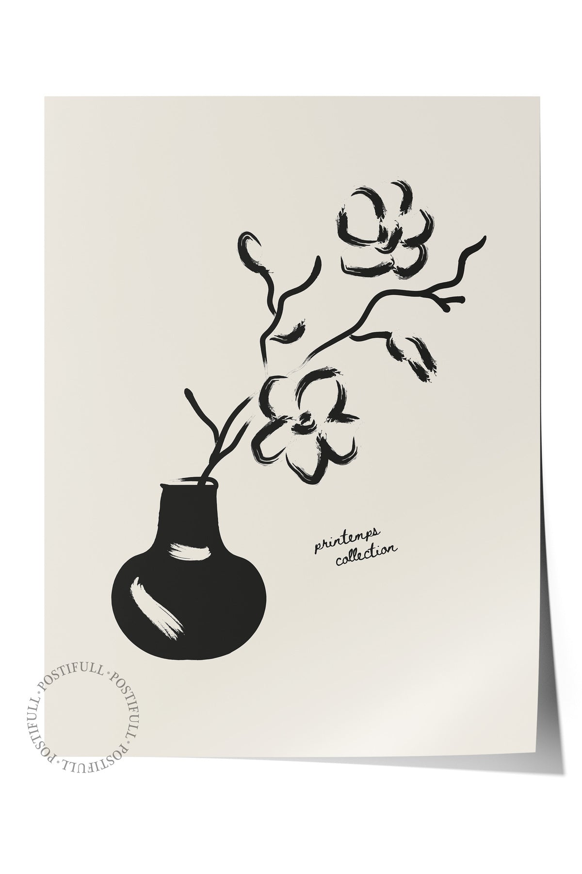 Soft Boho Çerçevesiz Duvar Posteri, İskandinav Temalı Poster - Salon, Mutfak ve Yatak Odası Dekoru
