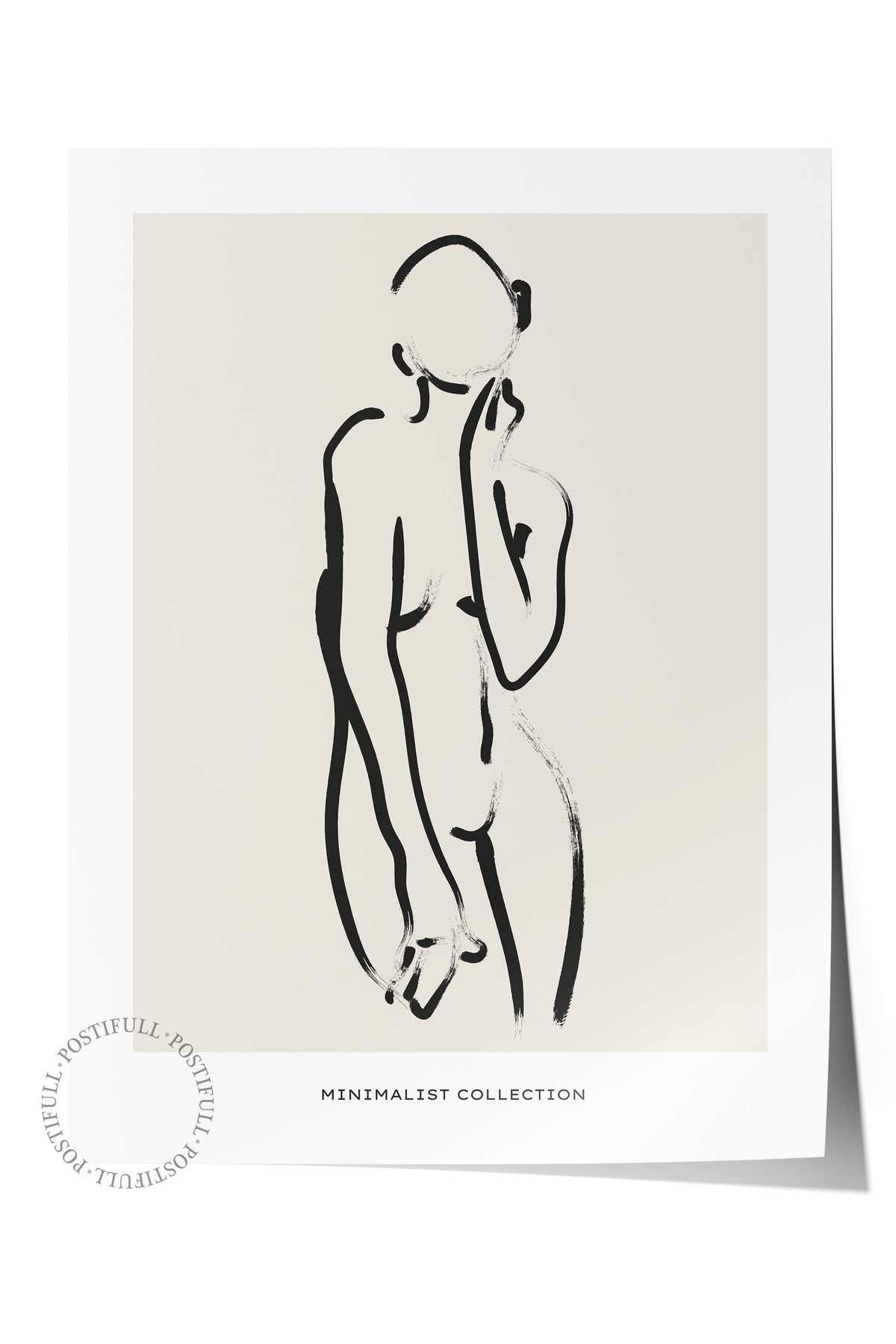 Soft Boho Çerçevesiz Duvar Posteri, İskandinav Temalı Poster - Salon, Mutfak ve Yatak Odası Dekoru