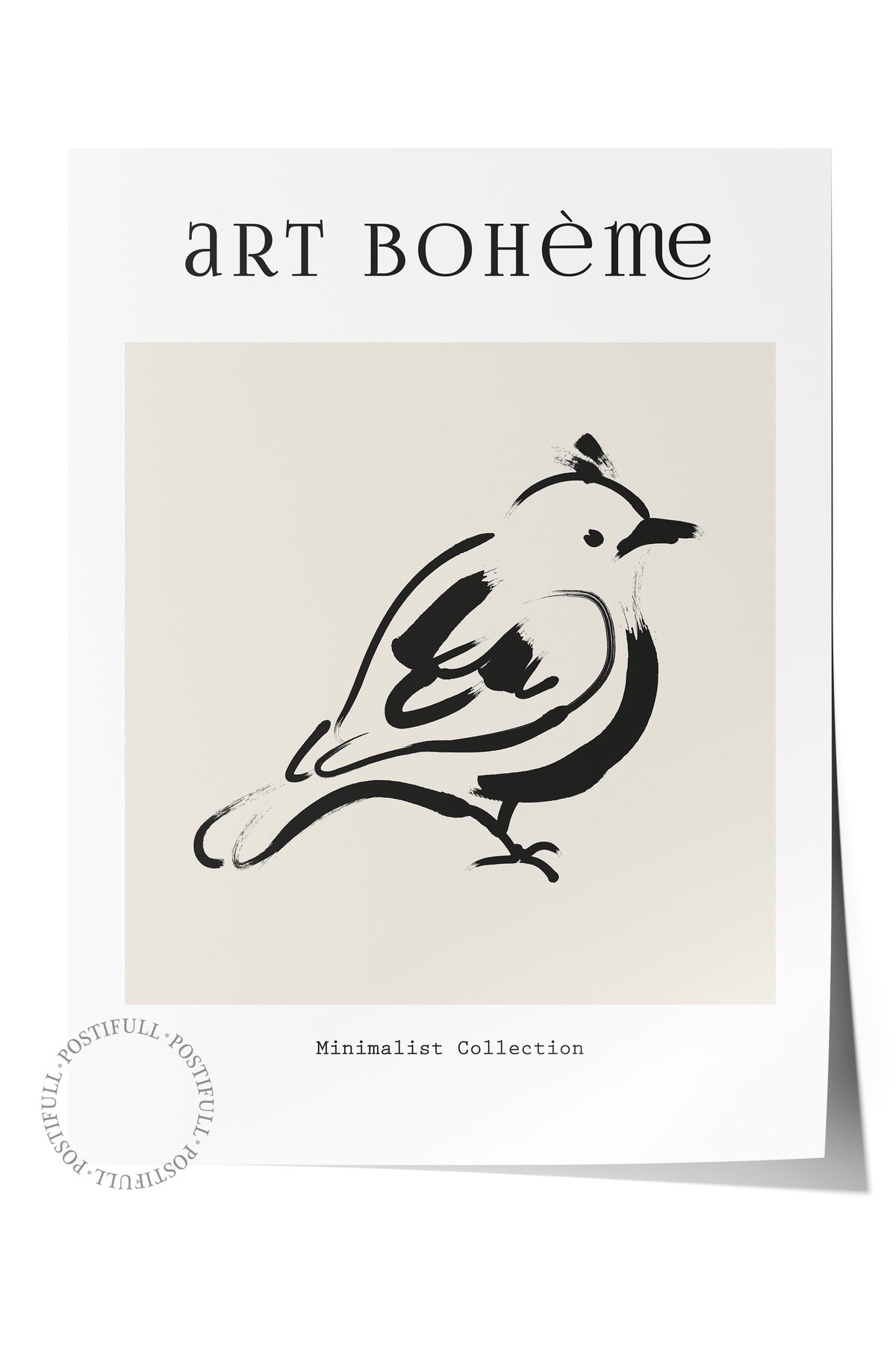 Soft Boho Çerçevesiz Duvar Posteri, İskandinav Temalı Poster - Salon, Mutfak ve Yatak Odası Dekoru