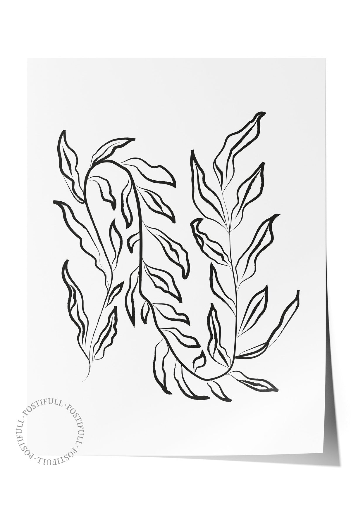 Soft Boho Çerçevesiz Duvar Posteri, İskandinav Temalı Poster - Salon, Mutfak ve Yatak Odası Dekoru