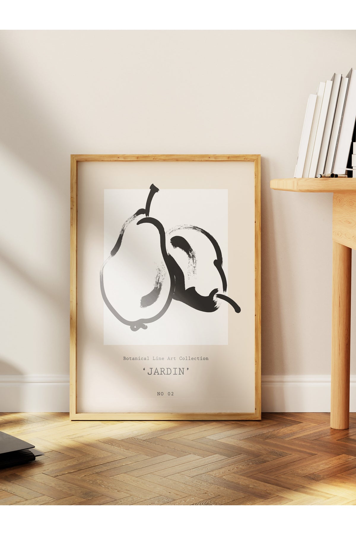Soft Boho Çerçevesiz Duvar Posteri, İskandinav Temalı Poster - Salon, Mutfak ve Yatak Odası Dekoru