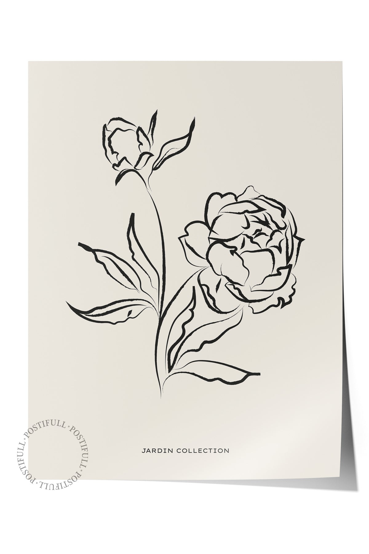 Soft Boho Çerçevesiz Duvar Posteri, İskandinav Temalı Poster - Salon, Mutfak ve Yatak Odası Dekoru