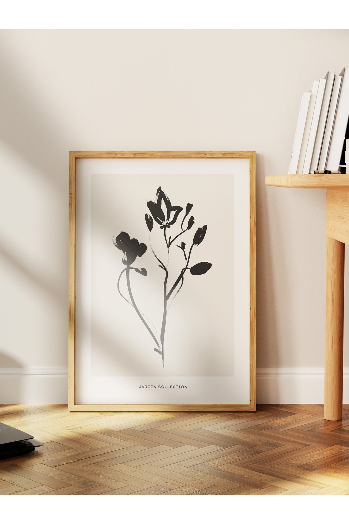 Soft Boho Çerçevesiz Duvar Posteri, İskandinav Temalı Poster - Salon, Mutfak ve Yatak Odası Dekoru