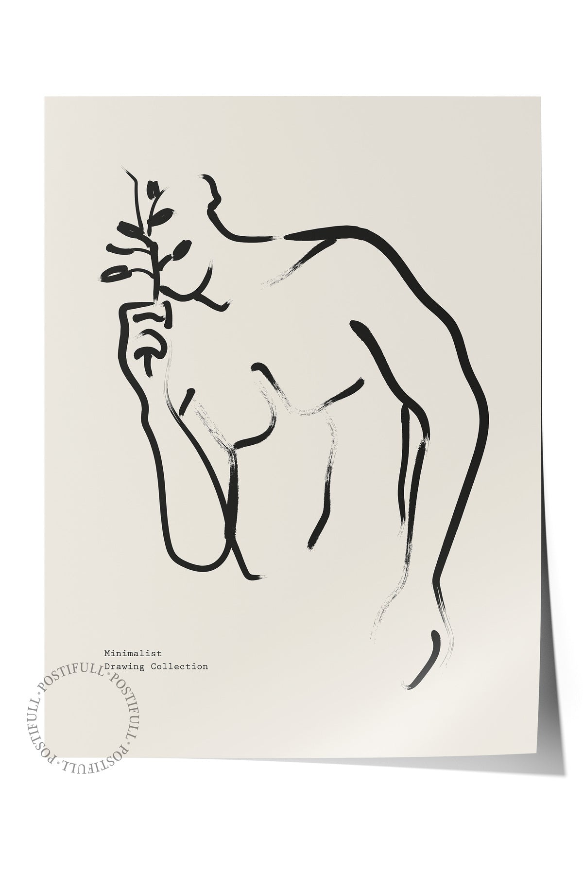 Soft Boho Çerçevesiz Duvar Posteri, İskandinav Temalı Poster - Salon, Mutfak ve Yatak Odası Dekoru