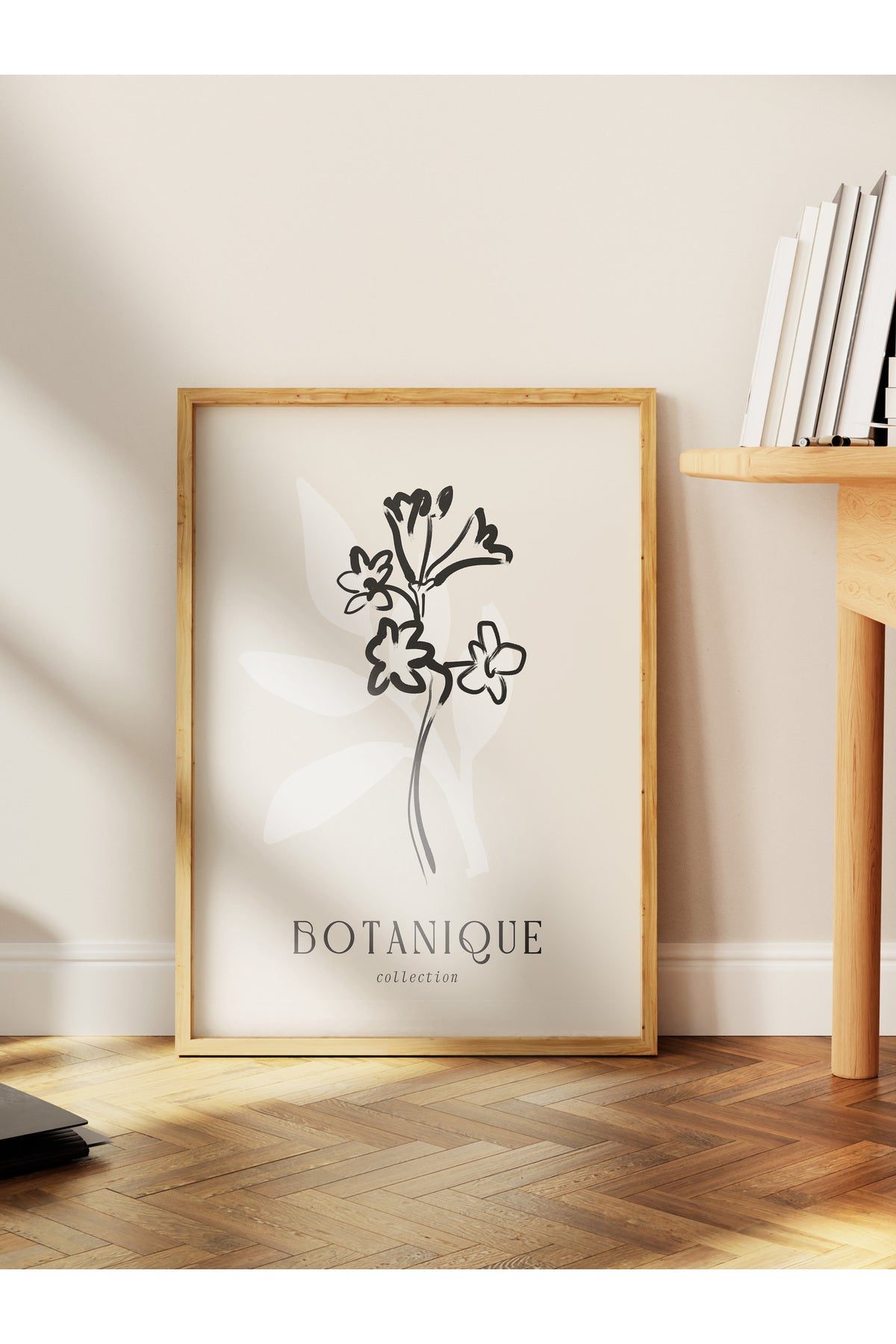 Soft Boho Çerçevesiz Duvar Posteri, İskandinav Temalı Poster - Salon, Mutfak ve Yatak Odası Dekoru