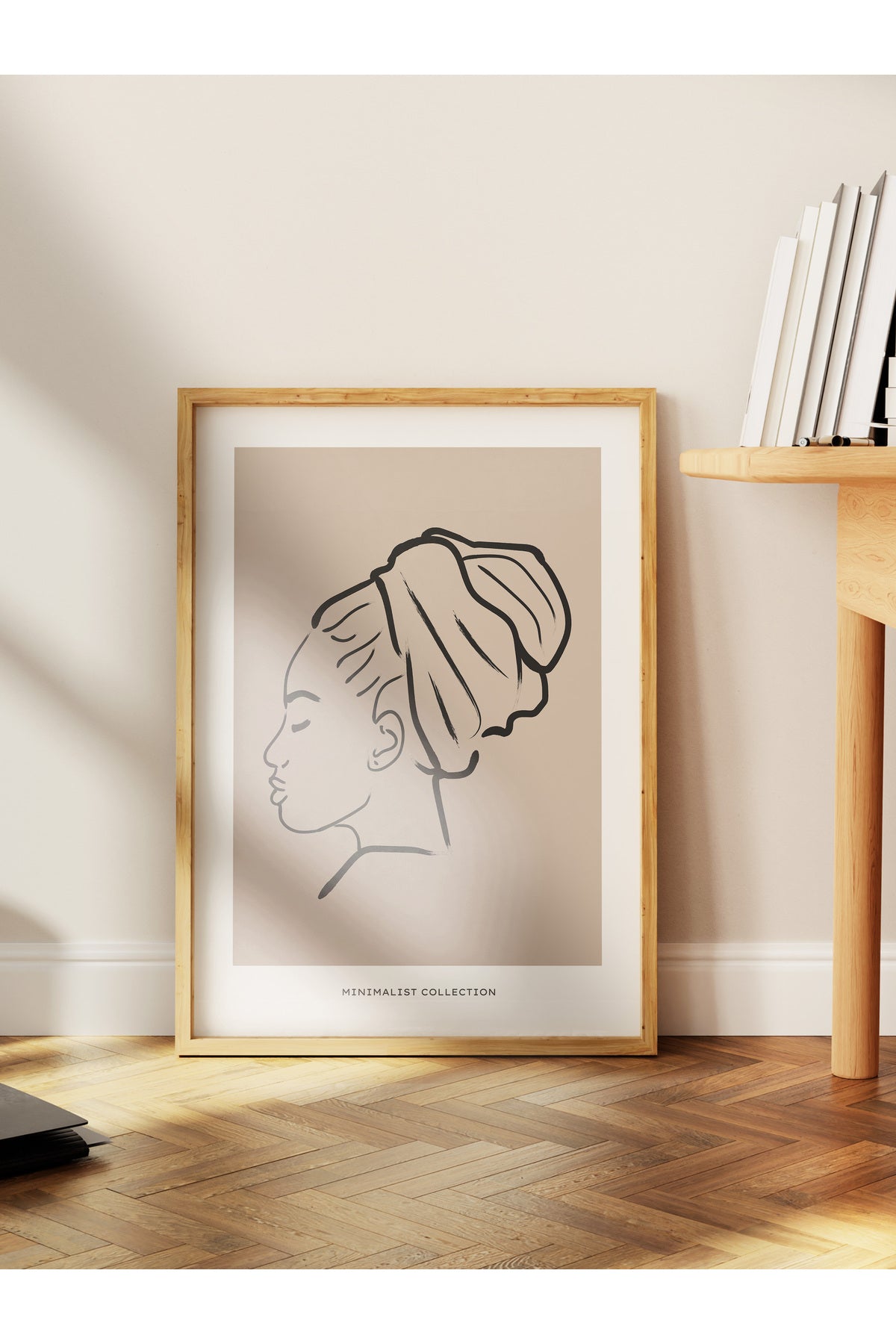 Soft Boho Çerçevesiz Duvar Posteri, İskandinav Temalı Poster - Salon, Mutfak ve Yatak Odası Dekoru