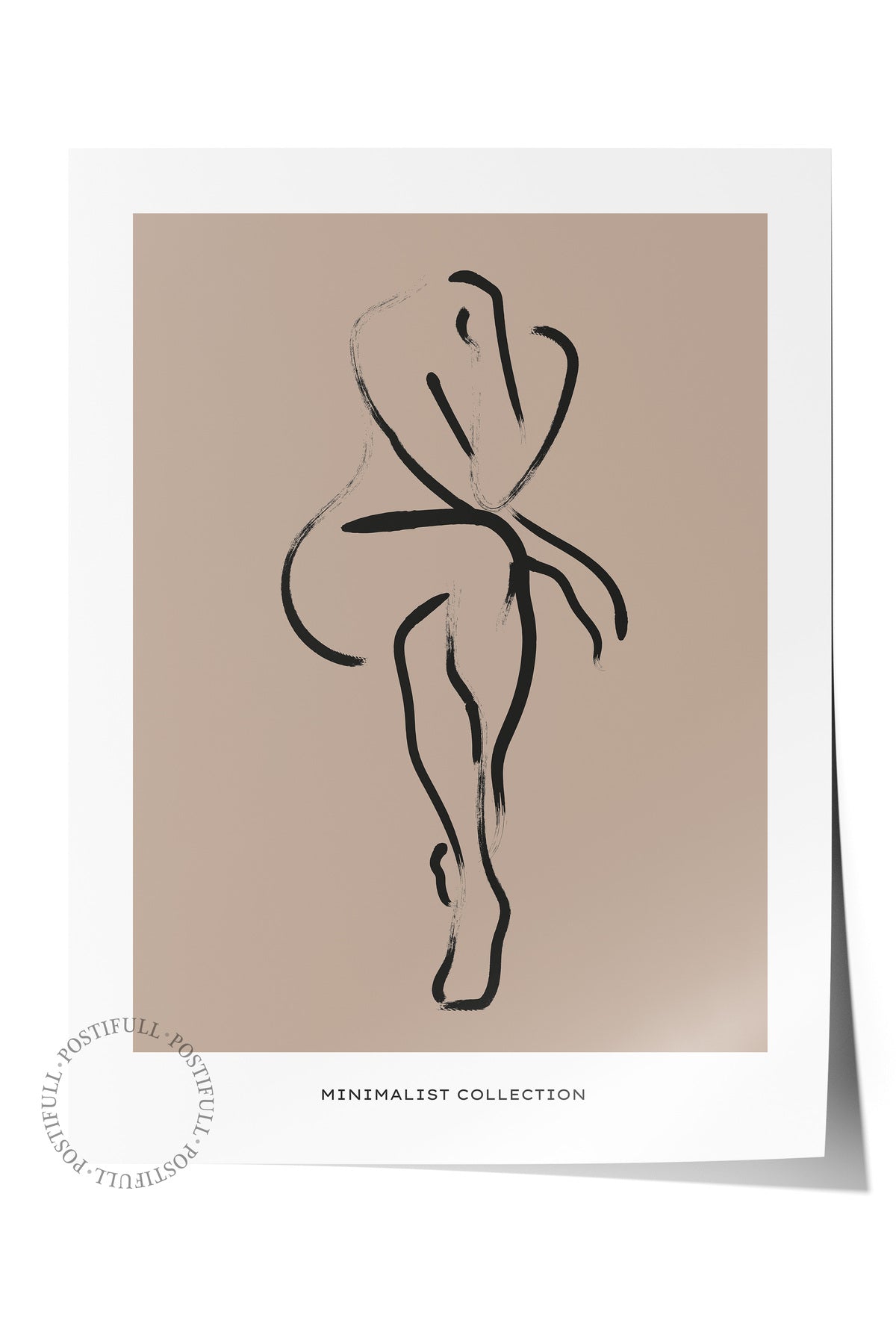 Soft Boho Çerçevesiz Duvar Posteri, İskandinav Temalı Poster - Salon, Mutfak ve Yatak Odası Dekoru