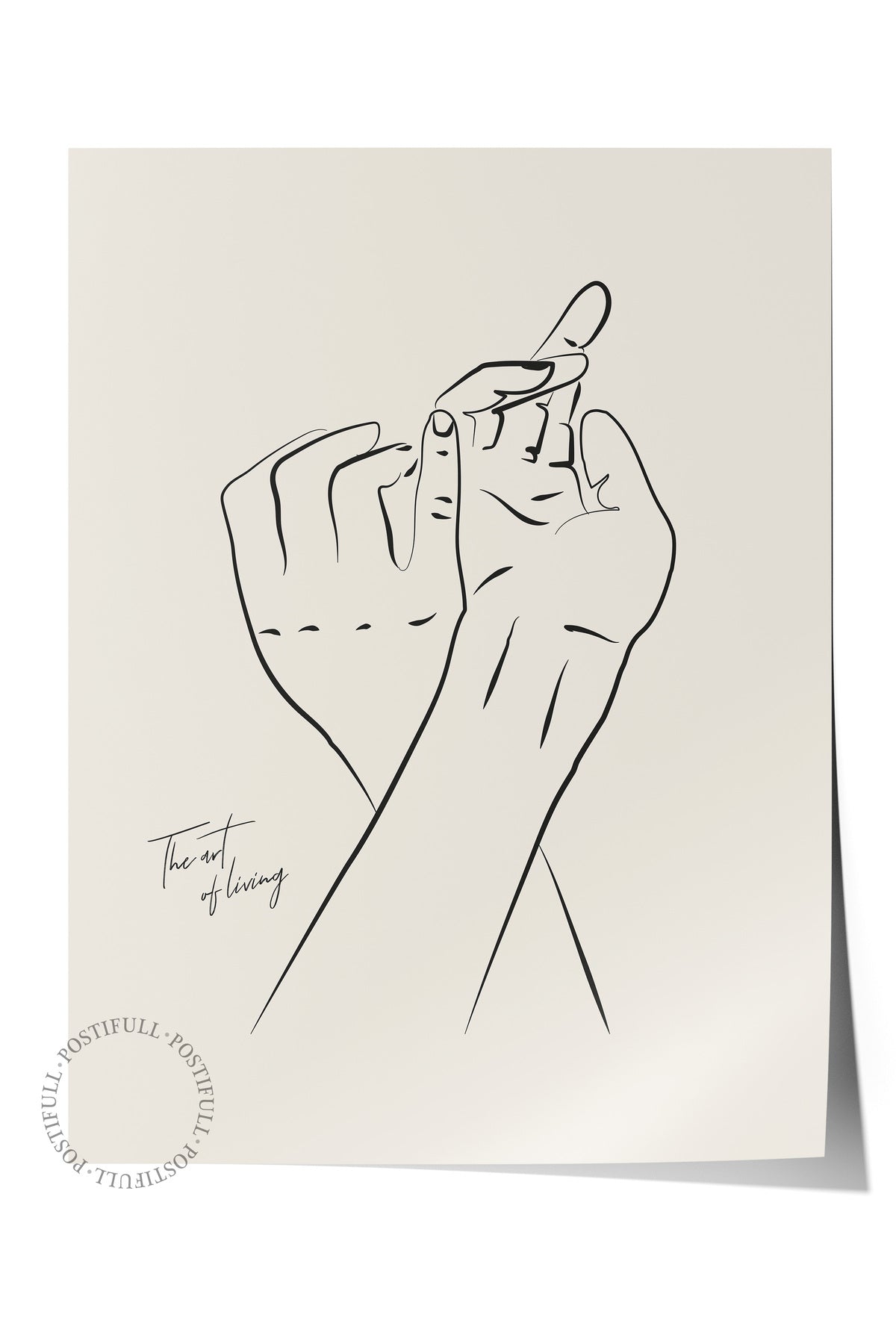 Soft Boho Çerçevesiz Duvar Posteri, İskandinav Temalı Poster - Salon, Mutfak ve Yatak Odası Dekoru