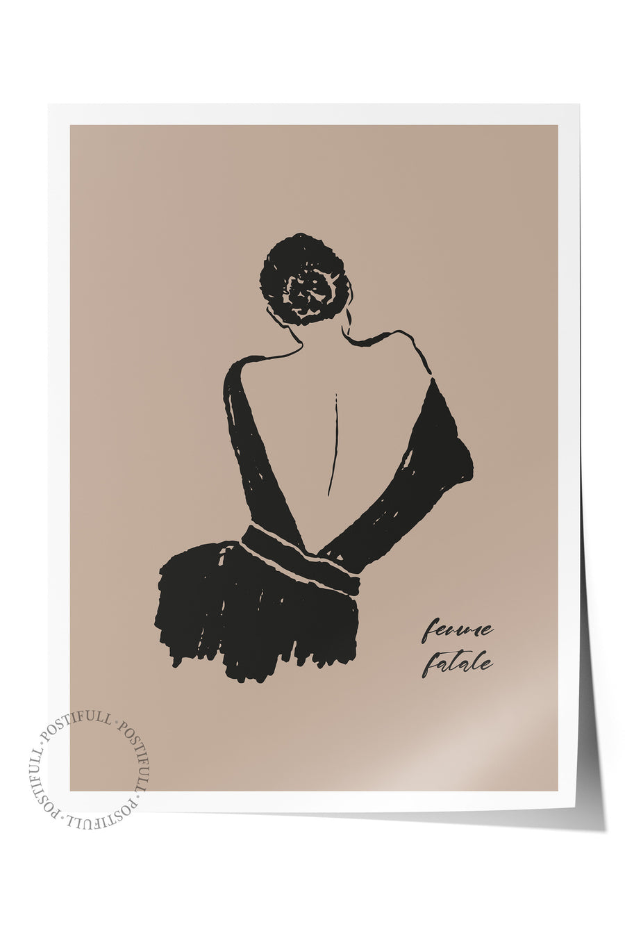 femme fatale Bohem & Boho Çerçevesiz Poster