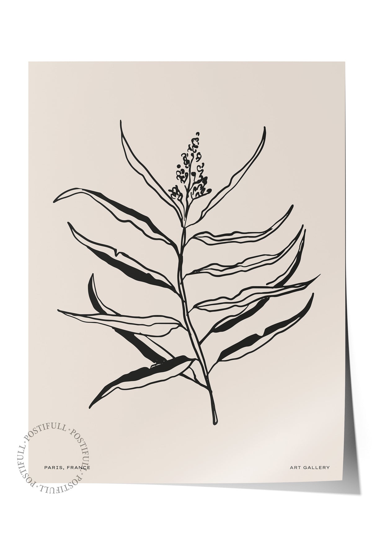 Soft Boho Çerçevesiz Duvar Posteri, İskandinav Temalı Poster - Salon, Mutfak ve Yatak Odası Dekoru