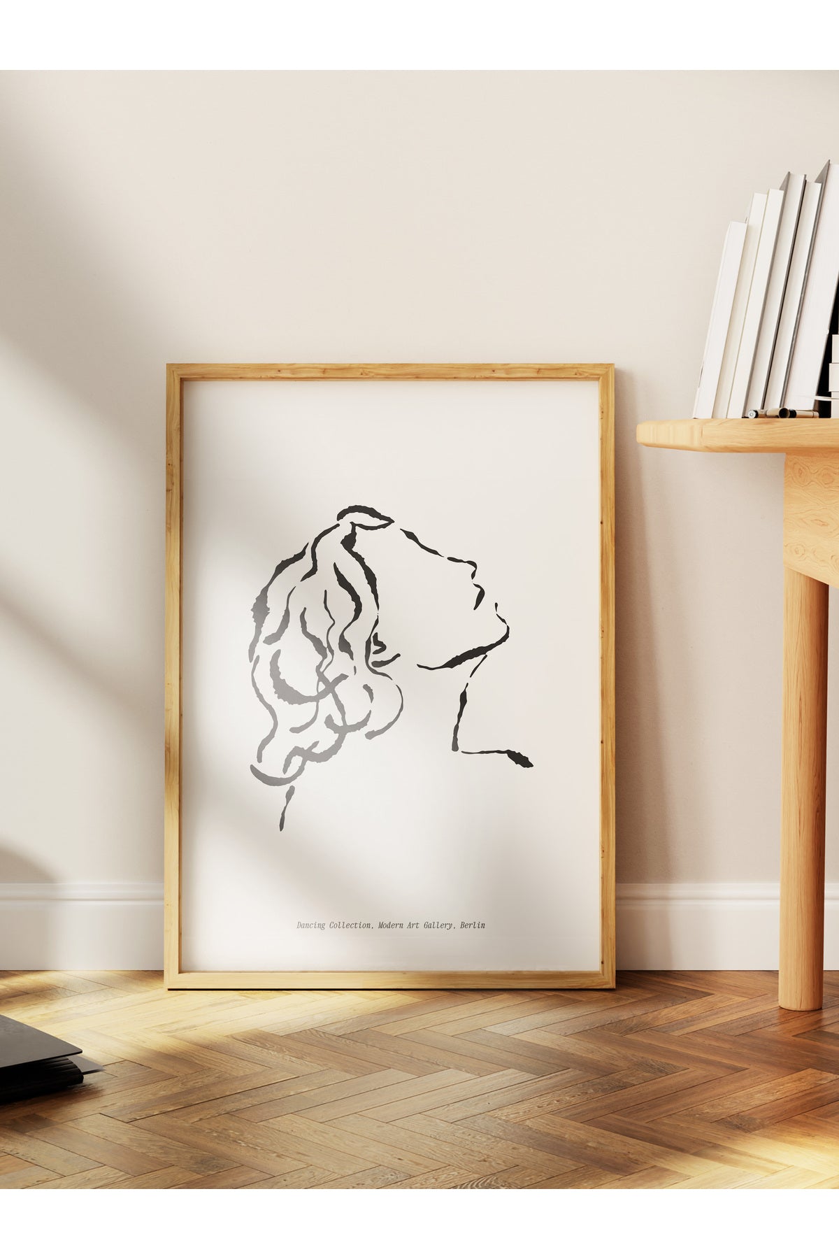Soft Boho Çerçevesiz Duvar Posteri, İskandinav Temalı Poster - Salon, Mutfak ve Yatak Odası Dekoru
