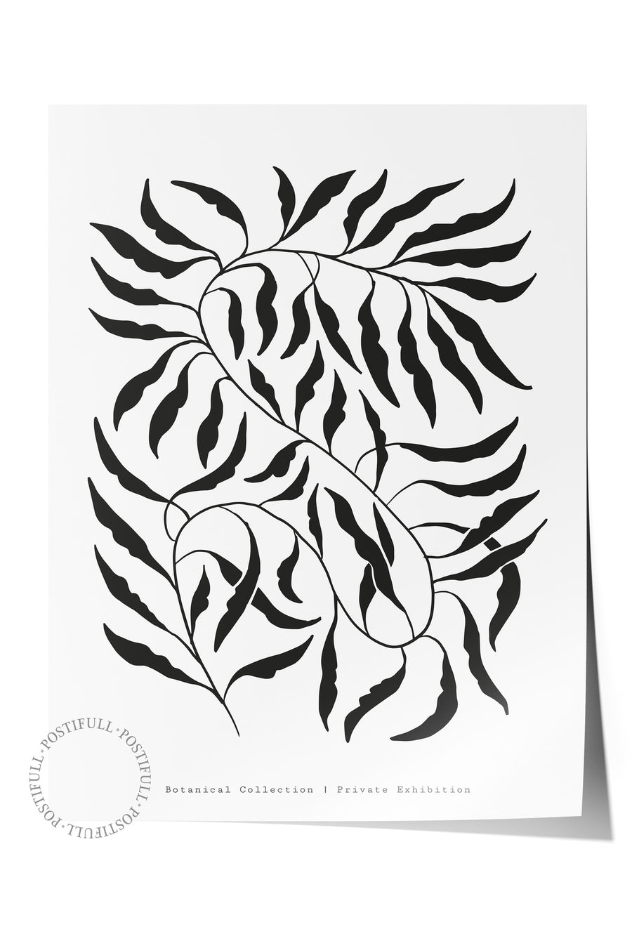 Bitkisel Desen Bohem & Boho Çerçevesiz Poster