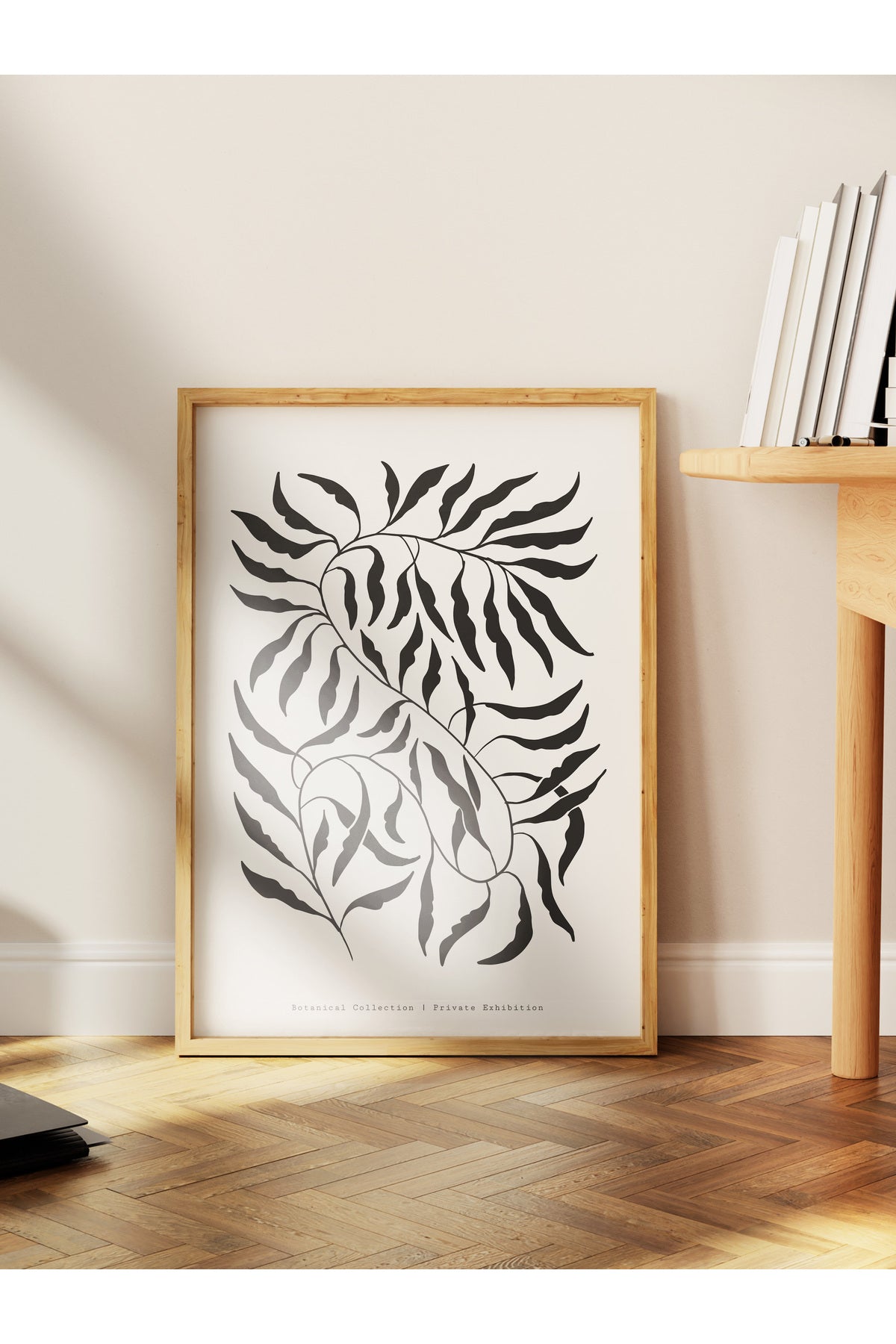 Soft Boho Çerçevesiz Duvar Posteri, İskandinav Temalı Poster - Salon, Mutfak ve Yatak Odası Dekoru