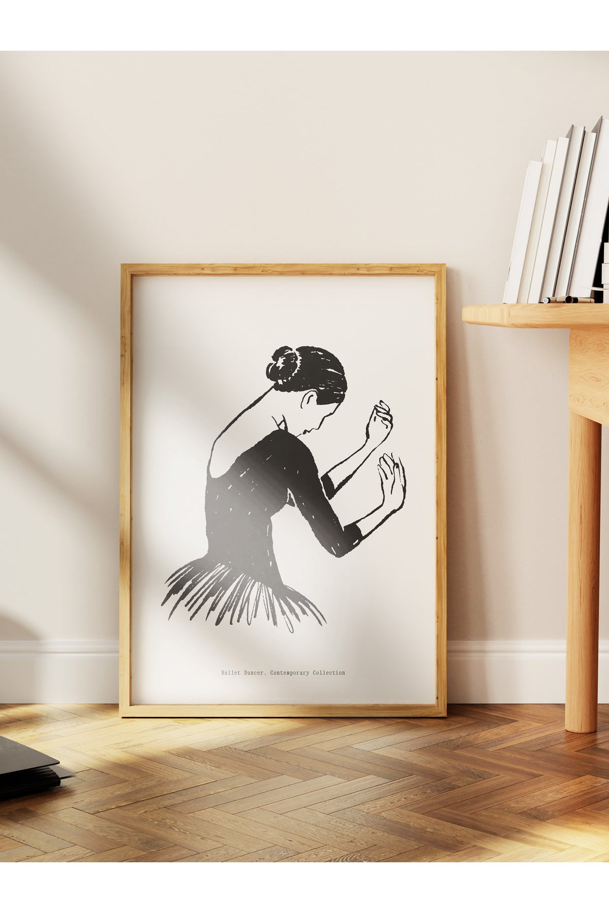 Soft Boho Çerçevesiz Duvar Posteri, İskandinav Temalı Poster - Salon, Mutfak ve Yatak Odası Dekoru