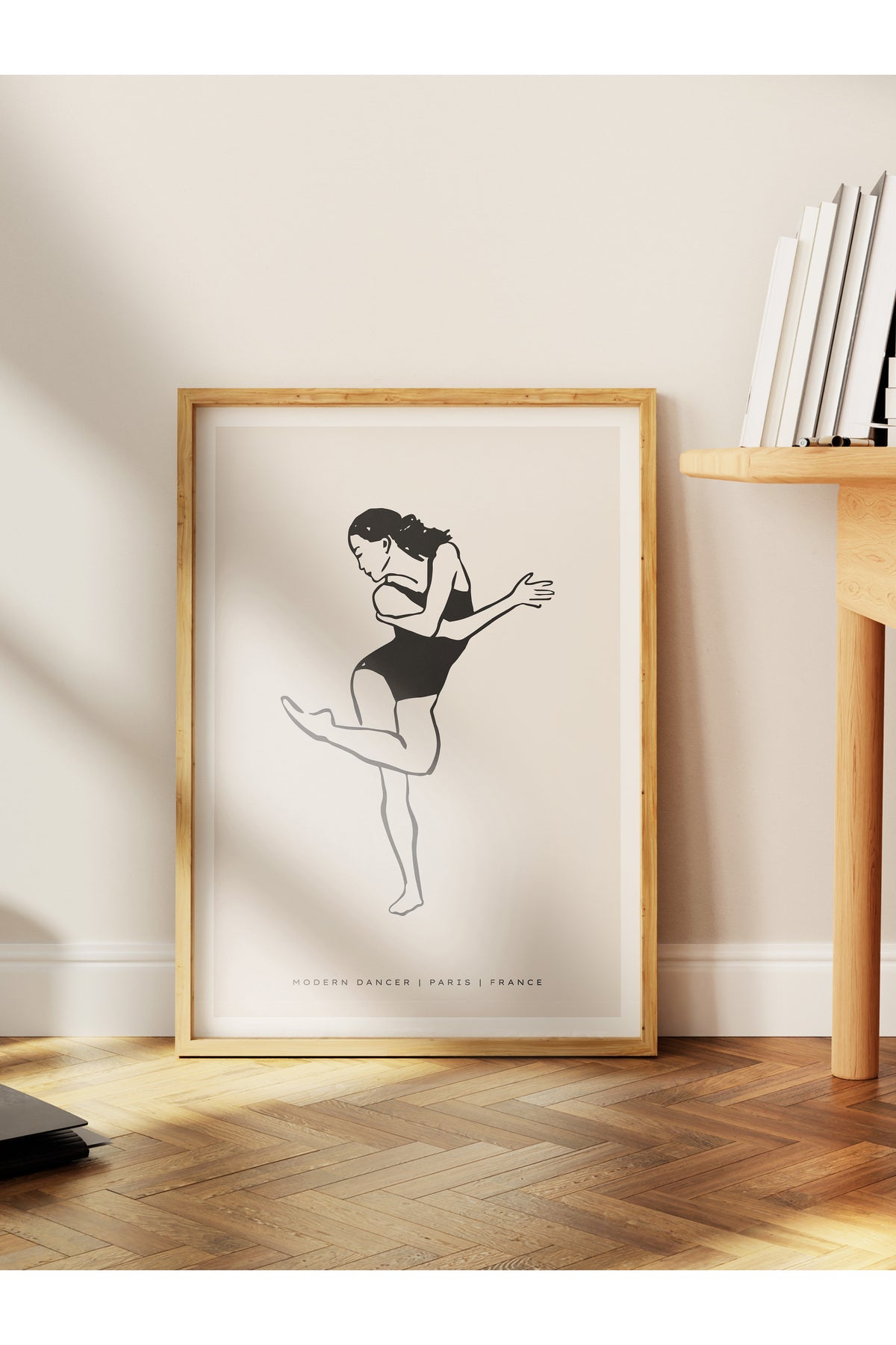 Soft Boho Çerçevesiz Duvar Posteri, İskandinav Temalı Poster - Salon, Mutfak ve Yatak Odası Dekoru