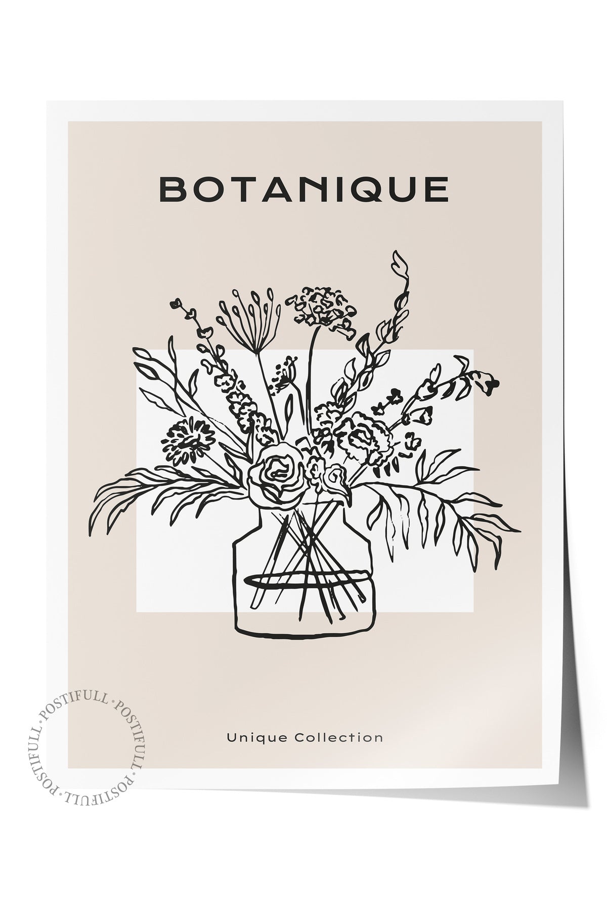 Soft Boho Çerçevesiz Duvar Posteri, İskandinav Temalı Poster - Salon, Mutfak ve Yatak Odası Dekoru