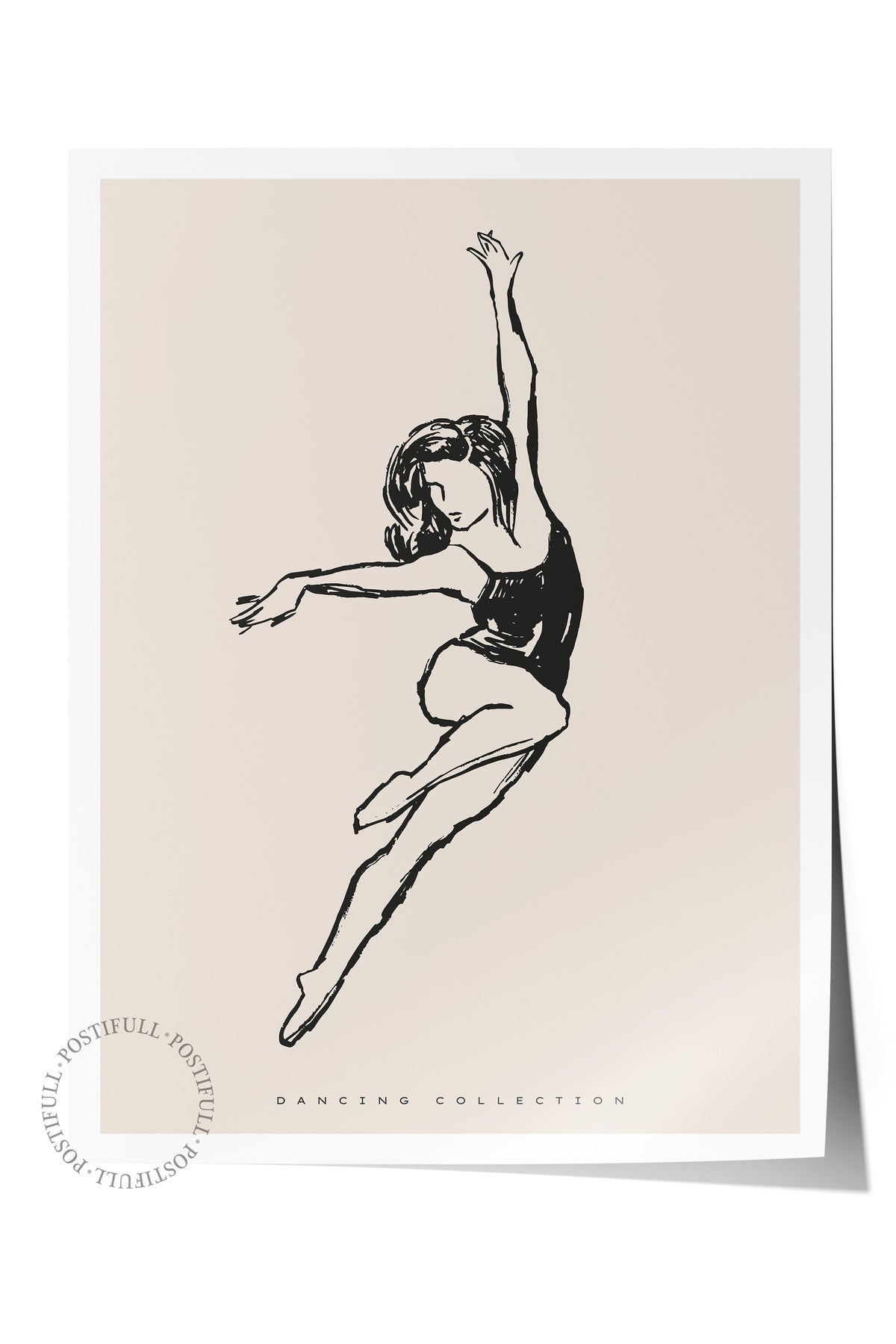 Soft Boho Çerçevesiz Duvar Posteri, İskandinav Temalı Poster - Salon, Mutfak ve Yatak Odası Dekoru