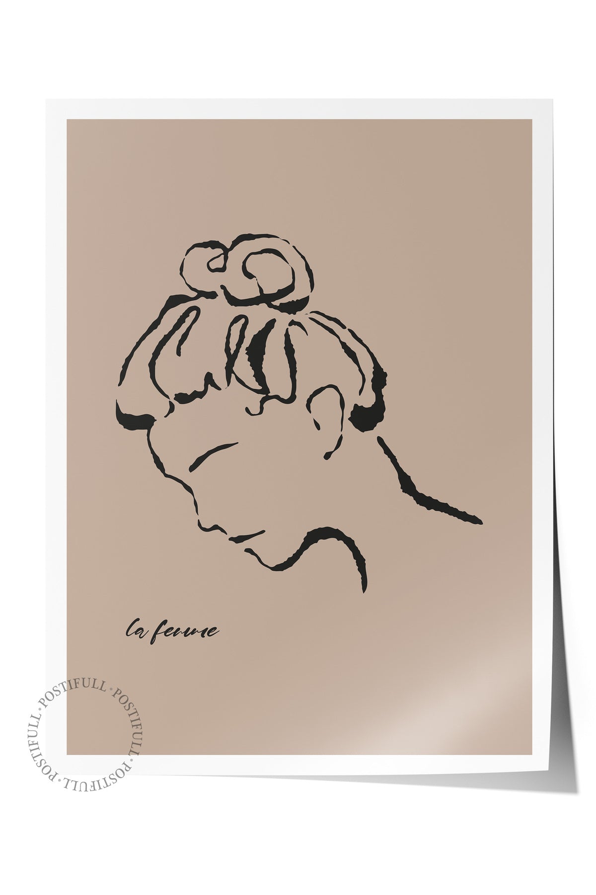 Soft Boho Çerçevesiz Duvar Posteri, İskandinav Temalı Poster - Salon, Mutfak ve Yatak Odası Dekoru