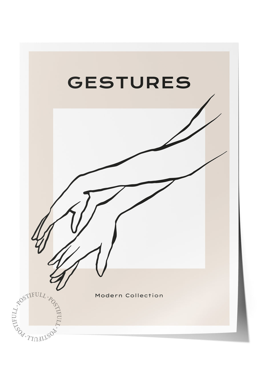 GESTURES Bohem & Boho Çerçevesiz Poster