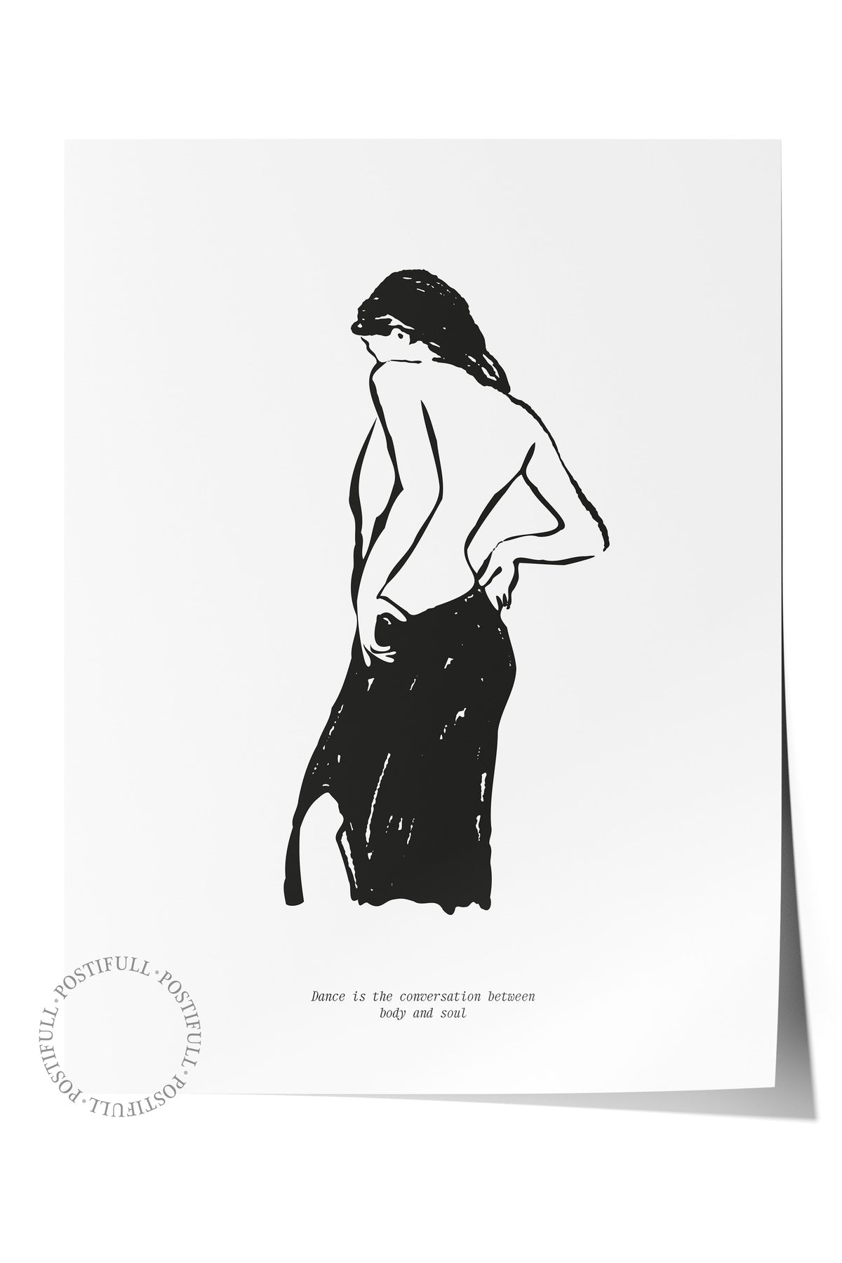 Soft Boho Çerçevesiz Duvar Posteri, İskandinav Temalı Poster - Salon, Mutfak ve Yatak Odası Dekoru