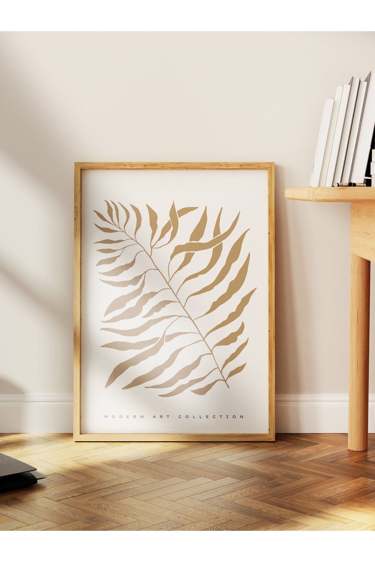 Soft Boho Çerçevesiz Duvar Posteri, İskandinav Temalı Poster - Salon, Mutfak ve Yatak Odası Dekoru