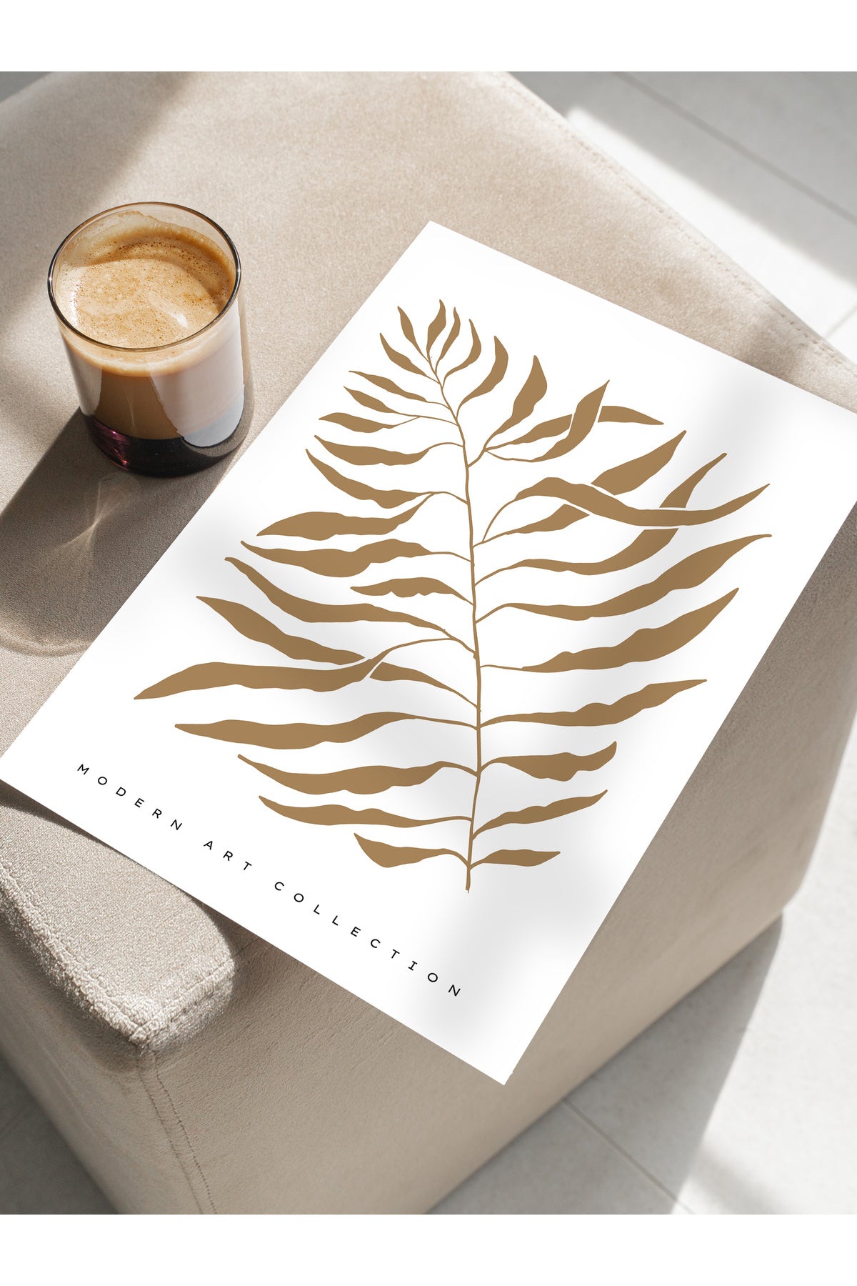 Soft Boho Çerçevesiz Duvar Posteri, İskandinav Temalı Poster - Salon, Mutfak ve Yatak Odası Dekoru