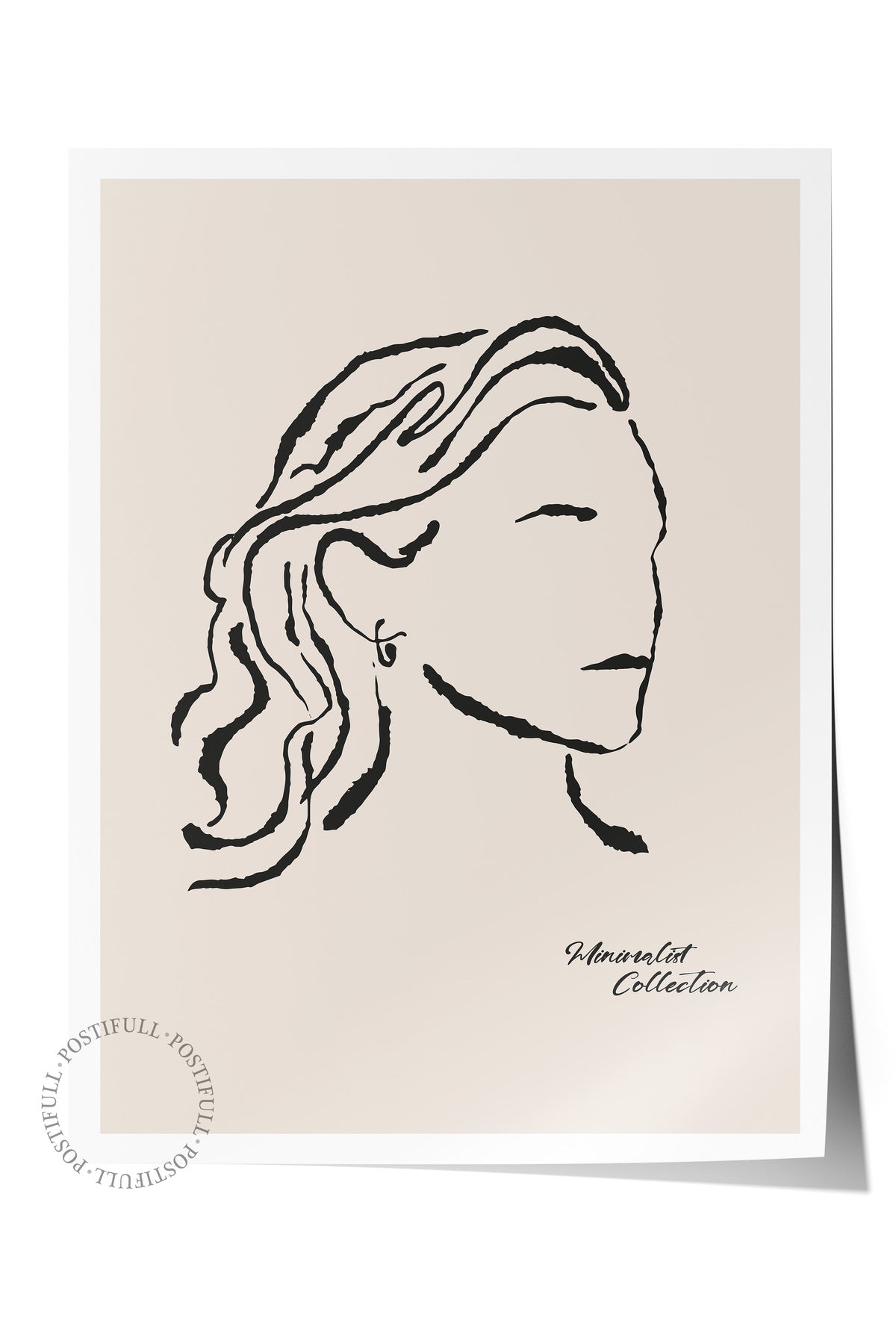 Soft Boho Çerçevesiz Duvar Posteri, İskandinav Temalı Poster - Salon, Mutfak ve Yatak Odası Dekoru