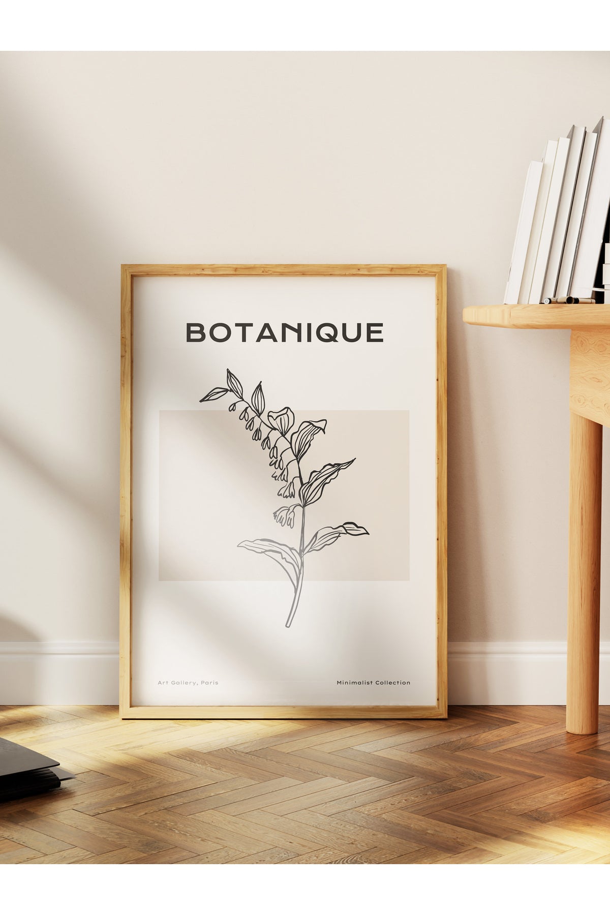 Soft Boho Çerçevesiz Duvar Posteri, İskandinav Temalı Poster - Salon, Mutfak ve Yatak Odası Dekoru