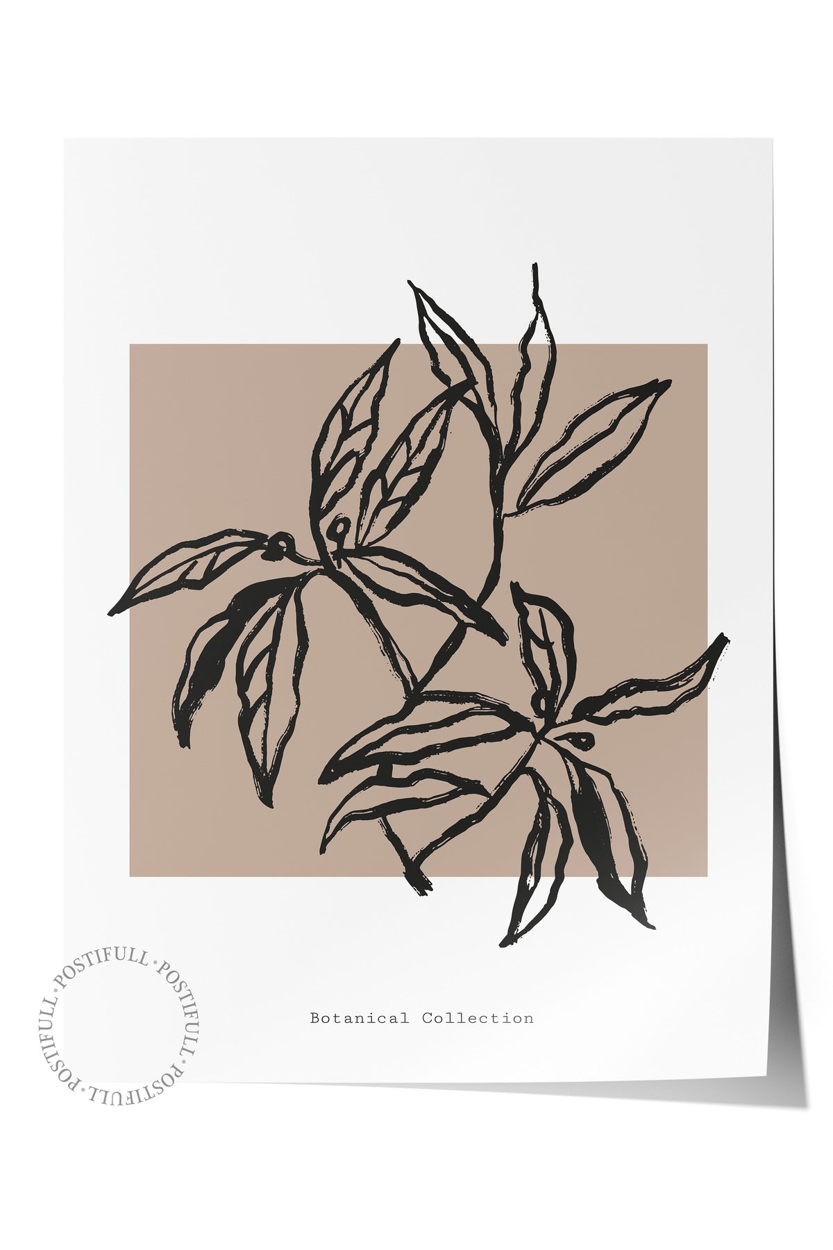 Soft Boho Çerçevesiz Duvar Posteri, İskandinav Temalı Poster - Salon, Mutfak ve Yatak Odası Dekoru