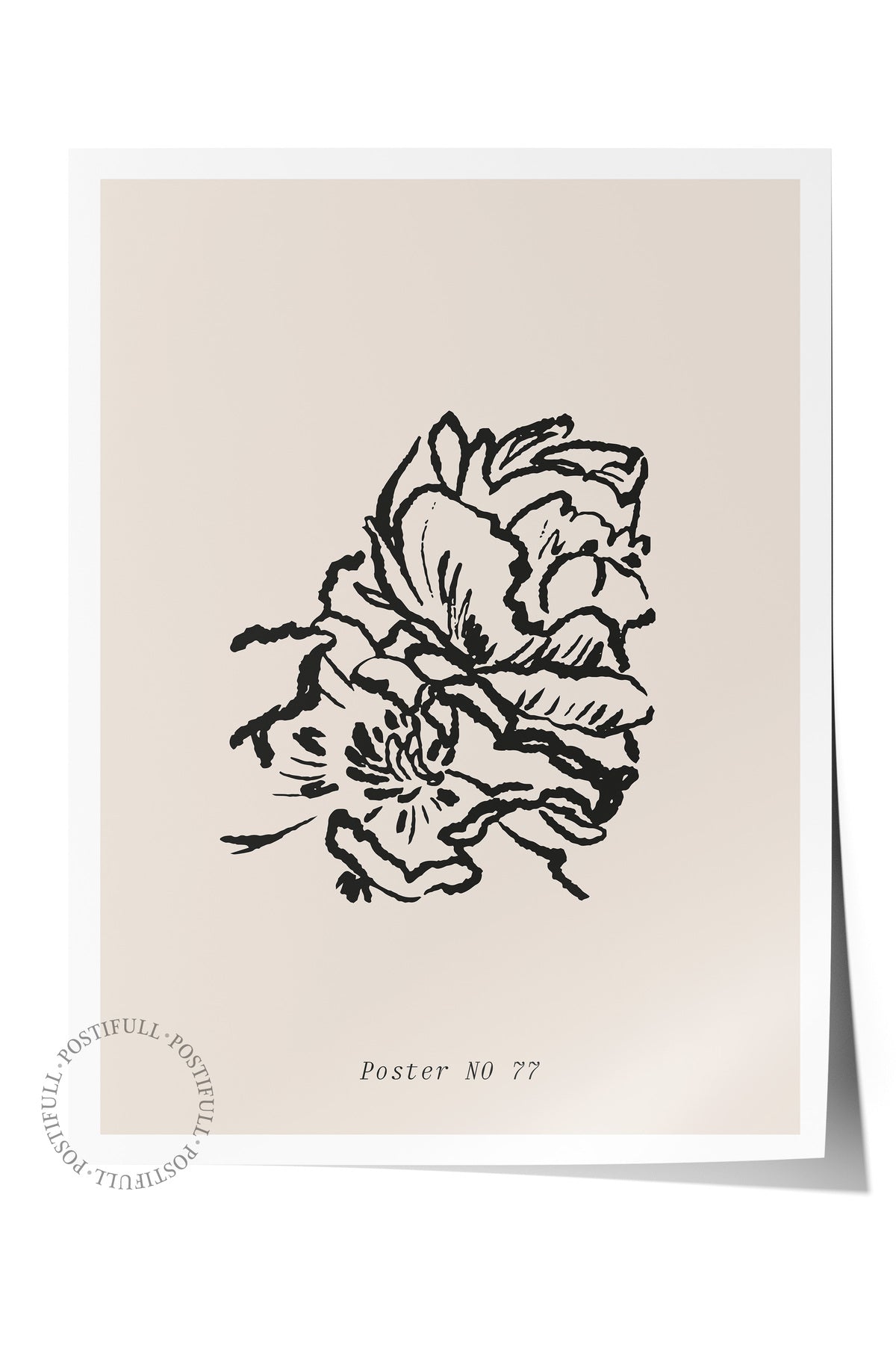 Soft Boho Çerçevesiz Duvar Posteri, İskandinav Temalı Poster - Salon, Mutfak ve Yatak Odası Dekoru