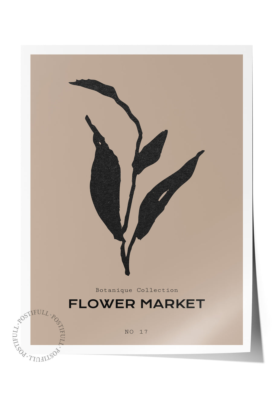 Farklı Tonlarda FLOWER MARKET Bohem & Boho Çerçevesiz Poster