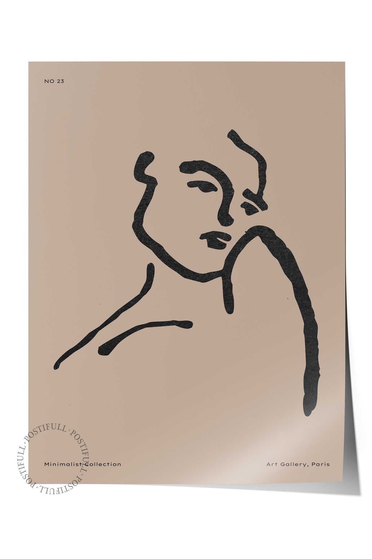 Soft Boho Çerçevesiz Duvar Posteri, İskandinav Temalı Poster - Salon, Mutfak ve Yatak Odası Dekoru