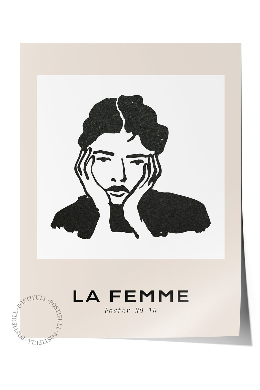 Farklı Tonlarda LA FEMME Bohem & Boho Çerçevesiz Poster