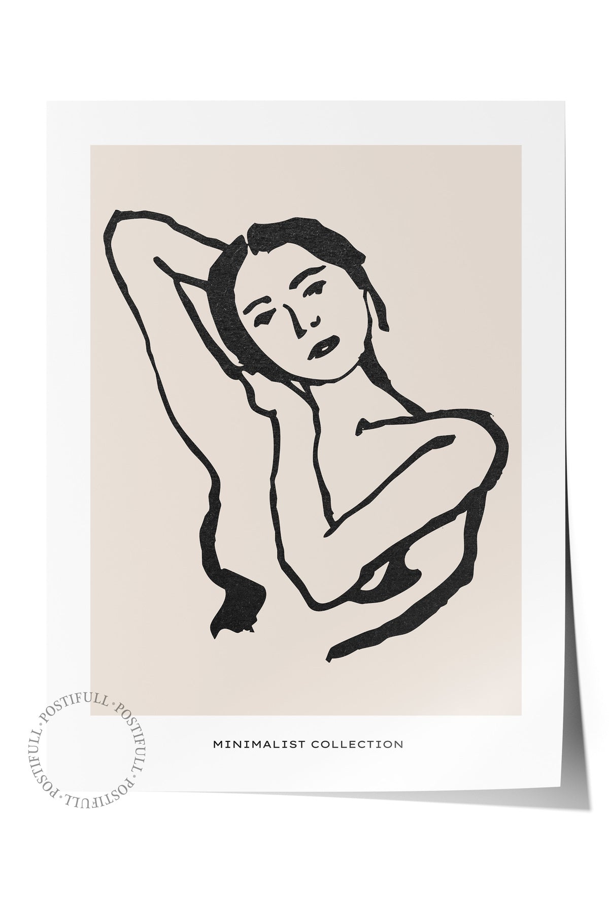 Soft Boho Çerçevesiz Duvar Posteri, İskandinav Temalı Poster - Salon, Mutfak ve Yatak Odası Dekoru