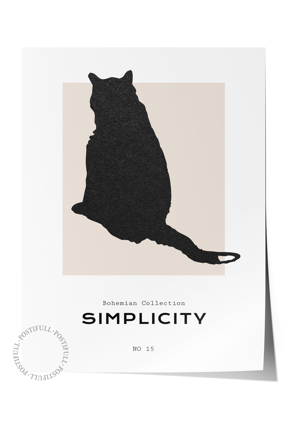 Soft Boho Çerçevesiz Duvar Posteri, İskandinav Temalı Poster - Salon, Mutfak ve Yatak Odası Dekoru