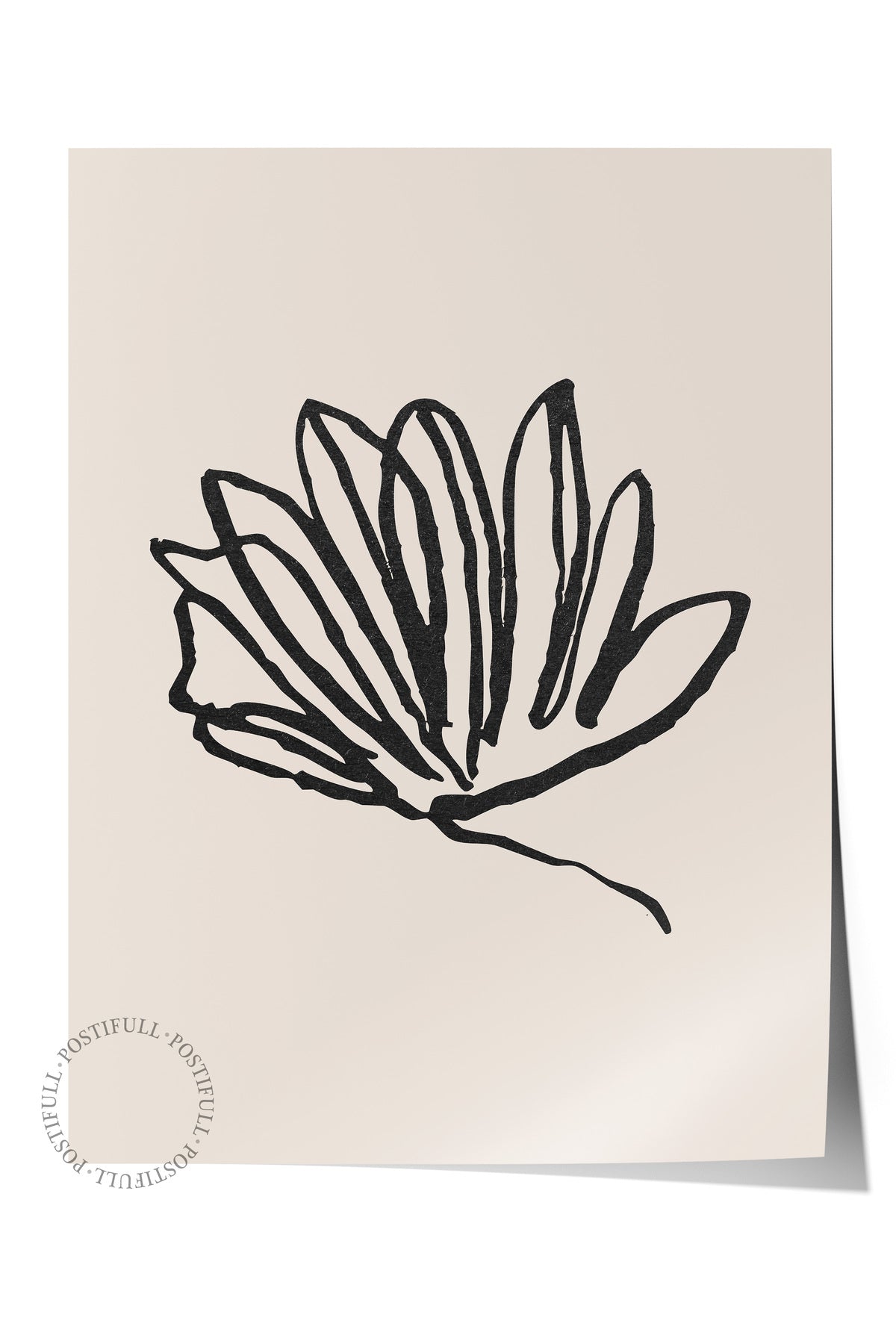 Soft Boho Çerçevesiz Duvar Posteri, İskandinav Temalı Poster - Salon, Mutfak ve Yatak Odası Dekoru