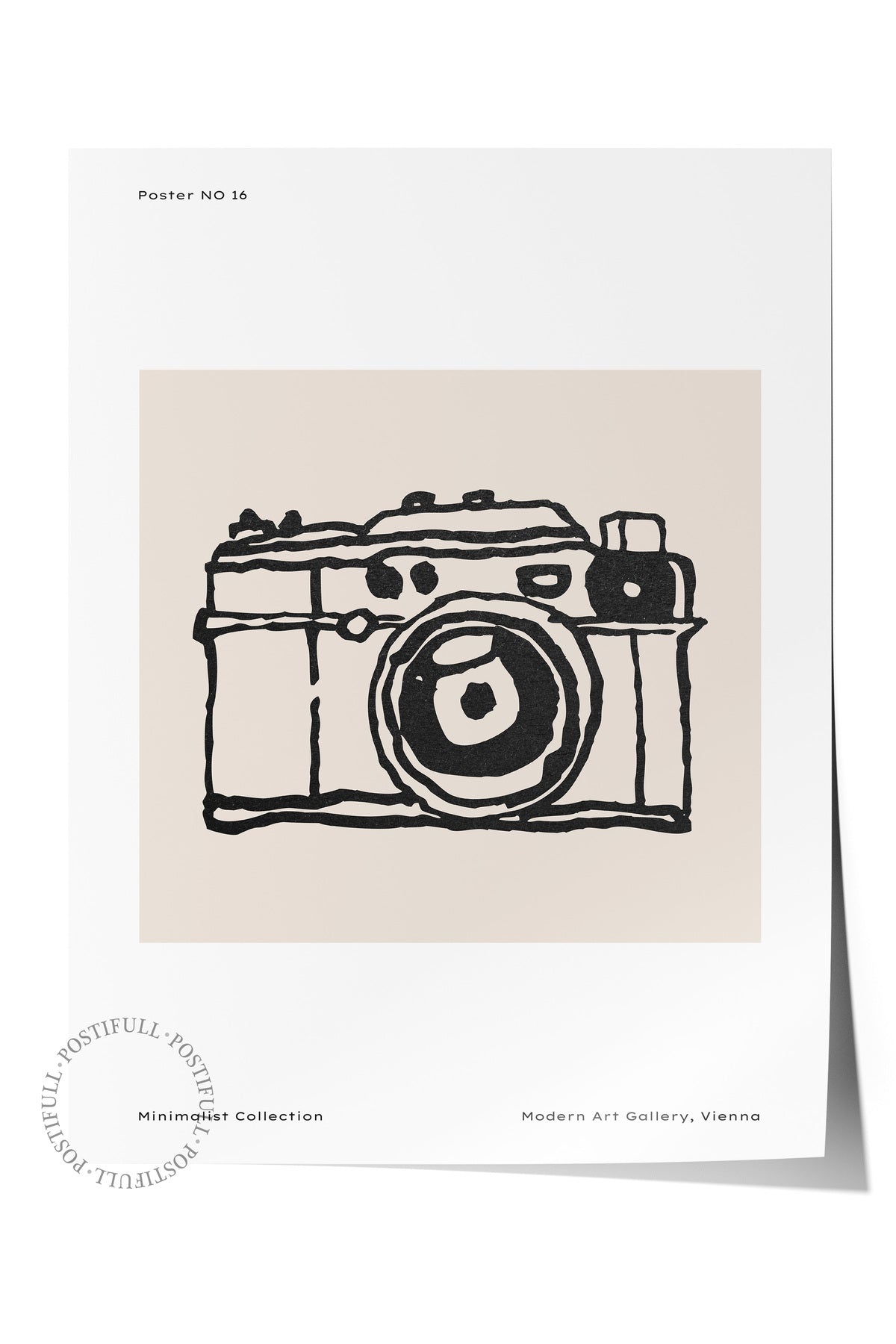 Soft Boho Çerçevesiz Duvar Posteri, İskandinav Temalı Poster - Salon, Mutfak ve Yatak Odası Dekoru