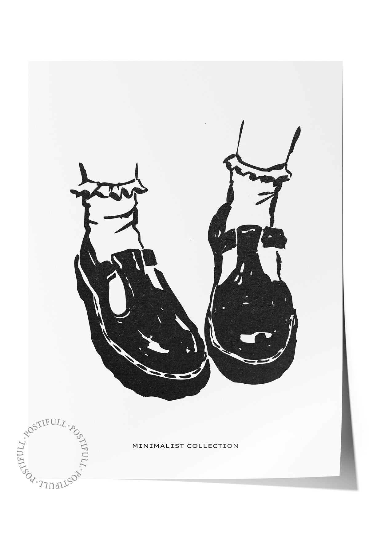 Soft Boho Çerçevesiz Duvar Posteri, İskandinav Temalı Poster - Salon, Mutfak ve Yatak Odası Dekoru