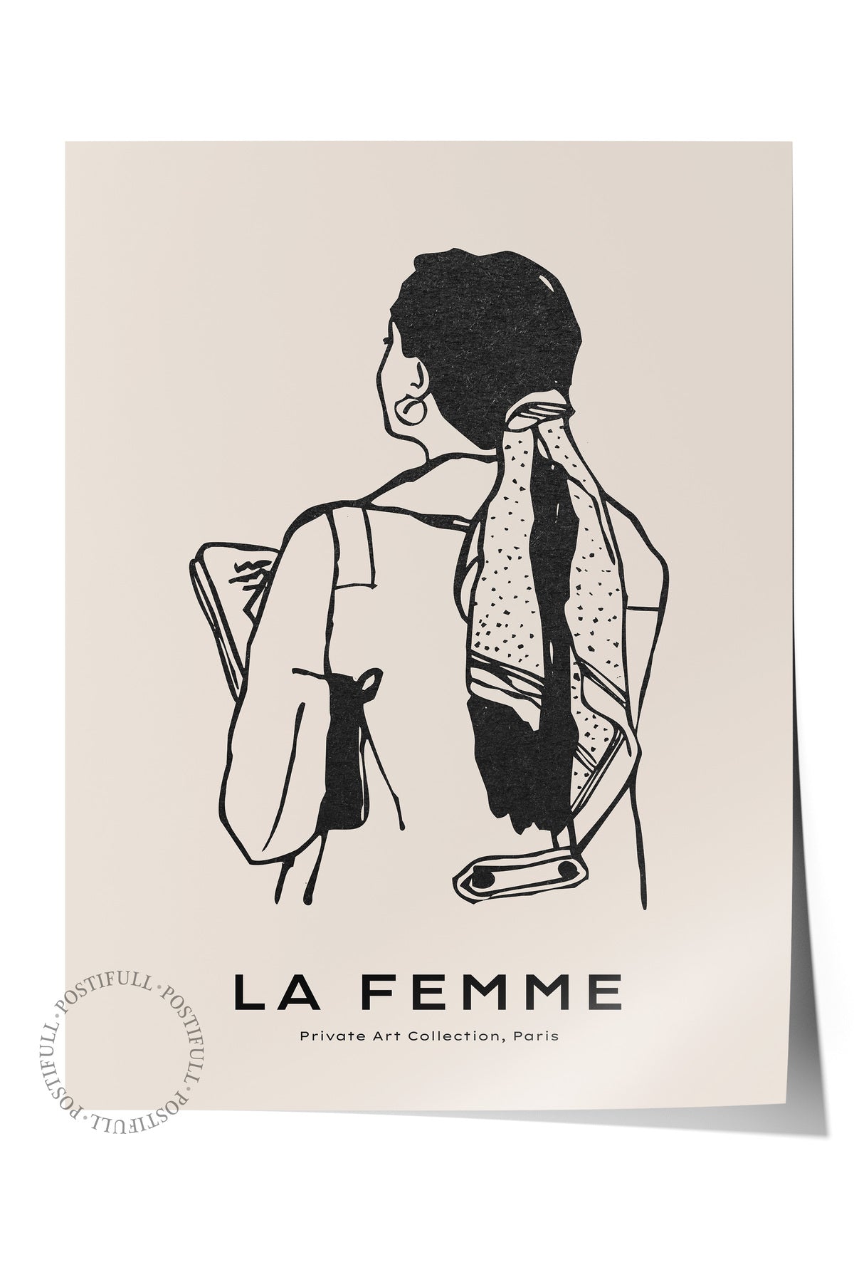 Soft Boho Çerçevesiz Duvar Posteri, İskandinav Temalı Poster - Salon, Mutfak ve Yatak Odası Dekoru