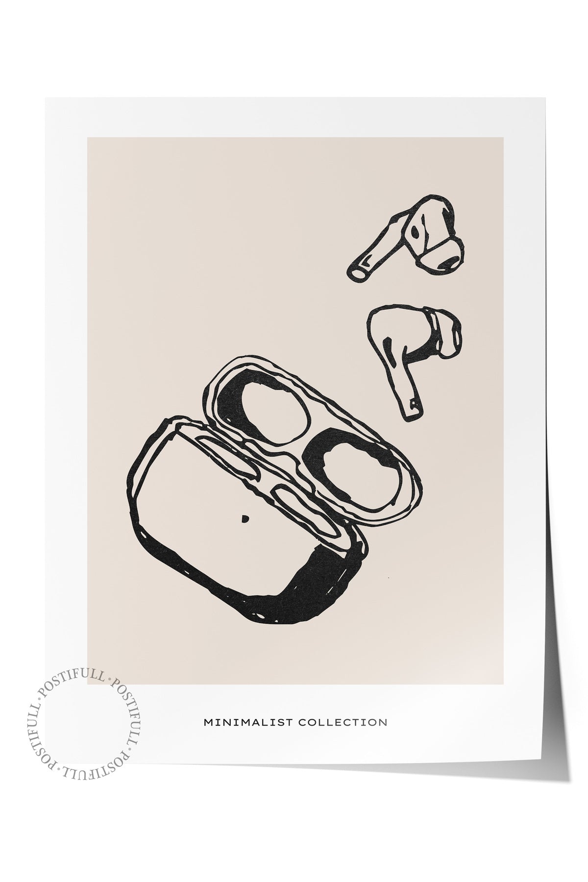 Soft Boho Çerçevesiz Duvar Posteri, İskandinav Temalı Poster - Salon, Mutfak ve Yatak Odası Dekoru