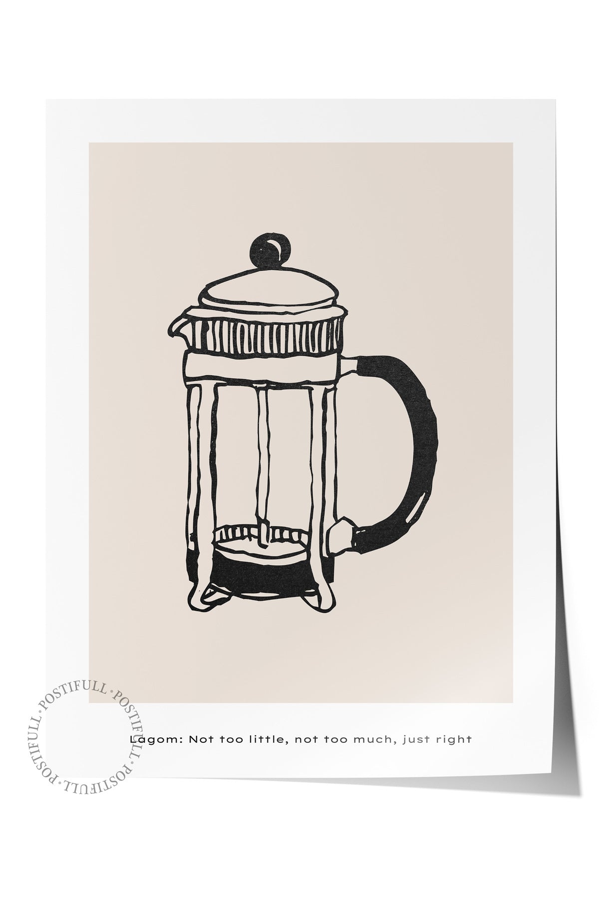 Soft Boho Çerçevesiz Duvar Posteri, İskandinav Temalı Poster - Salon, Mutfak ve Yatak Odası Dekoru